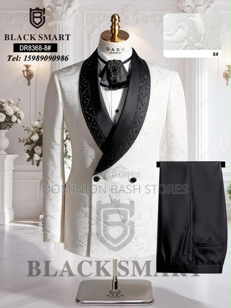 Black Smart Premium Tuxedo Suit