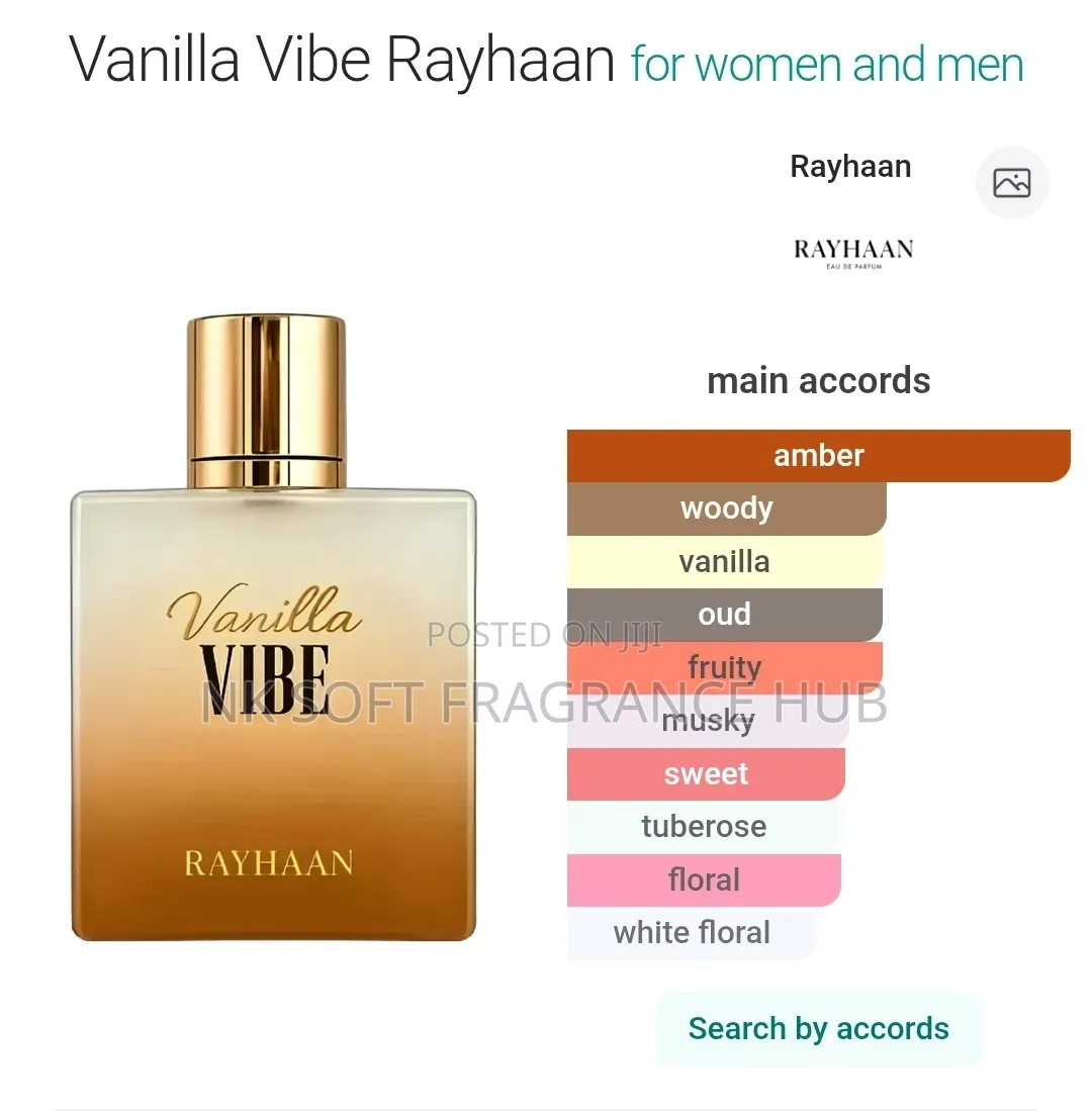 Rayhaan Vanilla Vibe Perfume 100ml