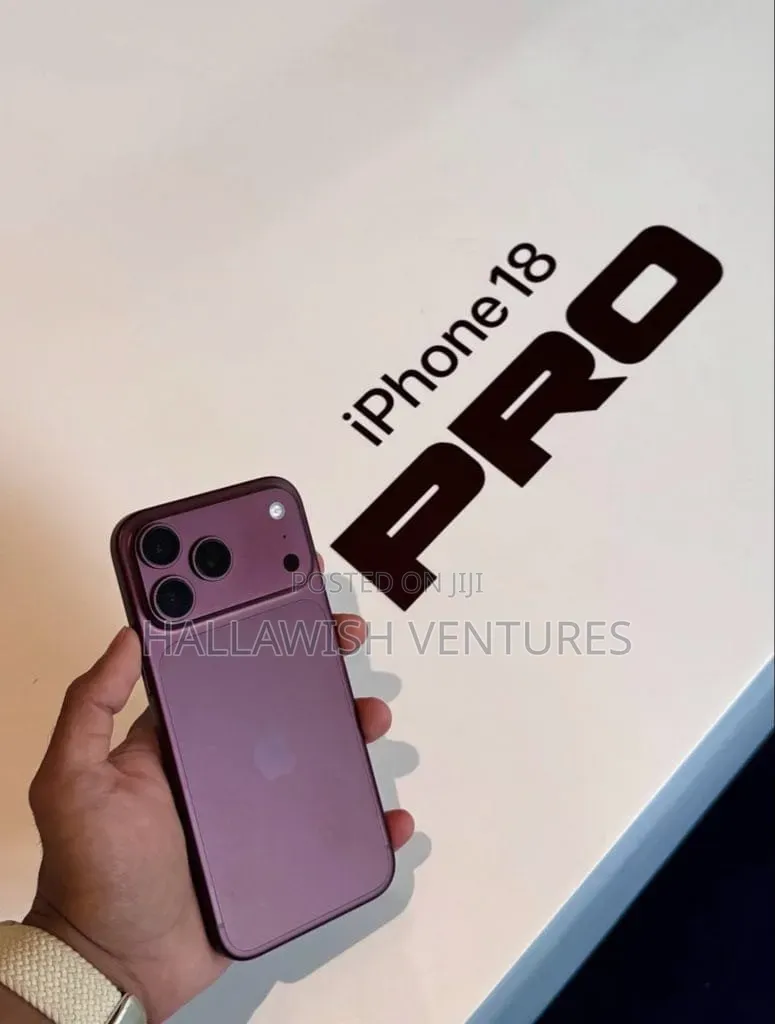 New Apple iPhone 18 Pro Max 1 TB Silver