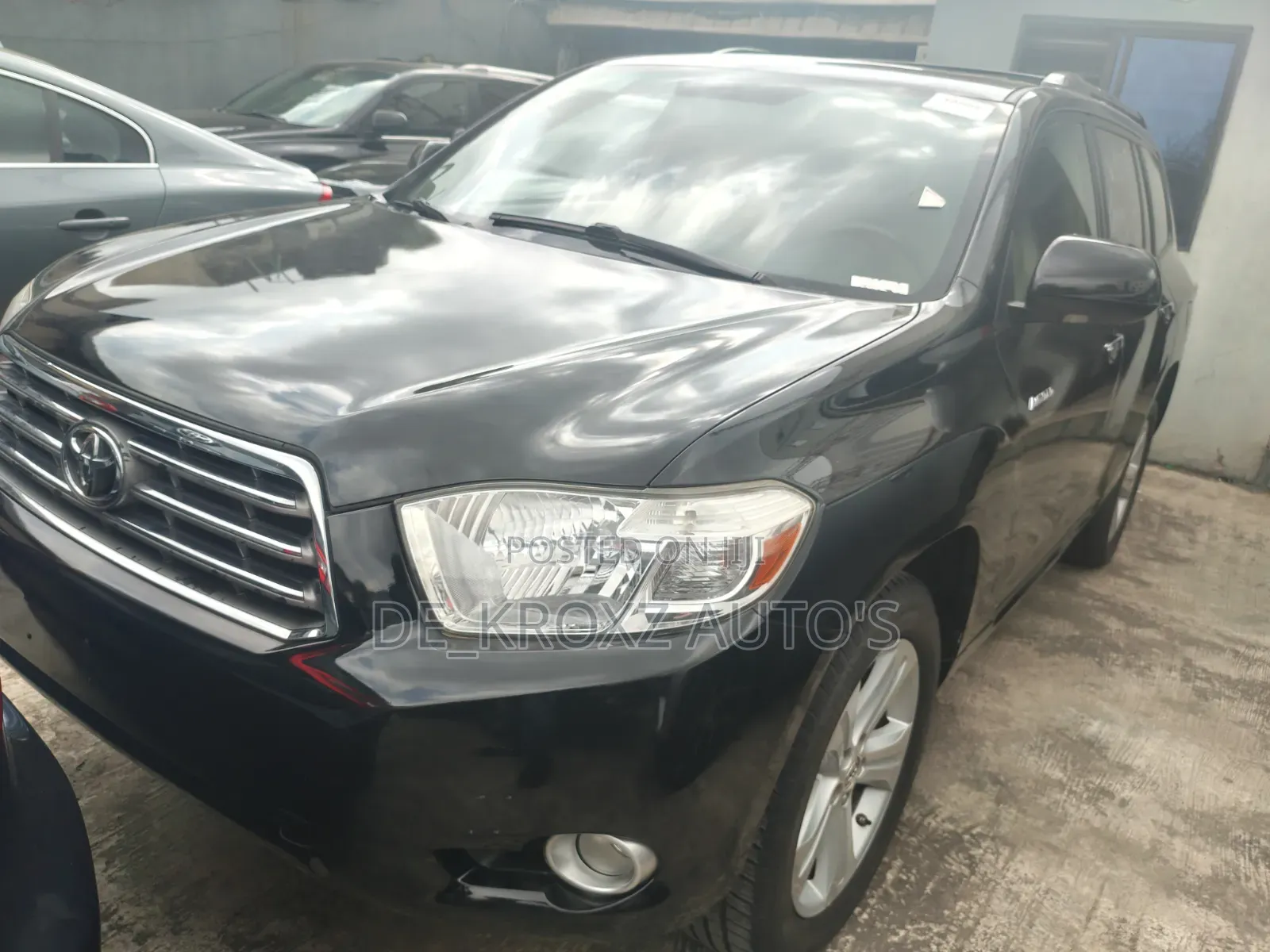 Toyota Highlander Limited 2008 Black