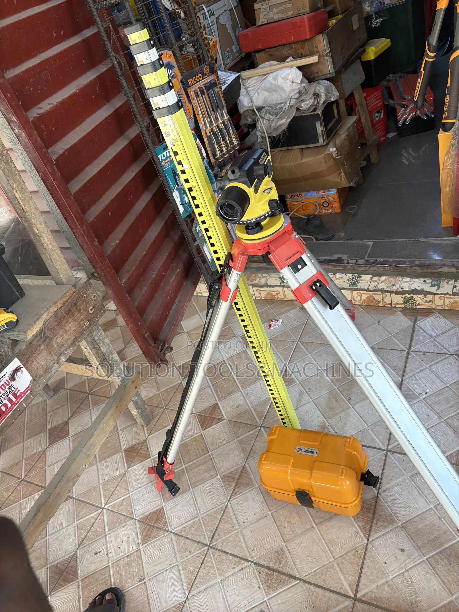 Complete Set of Leveling Instruments