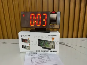 LED Mirror Clock