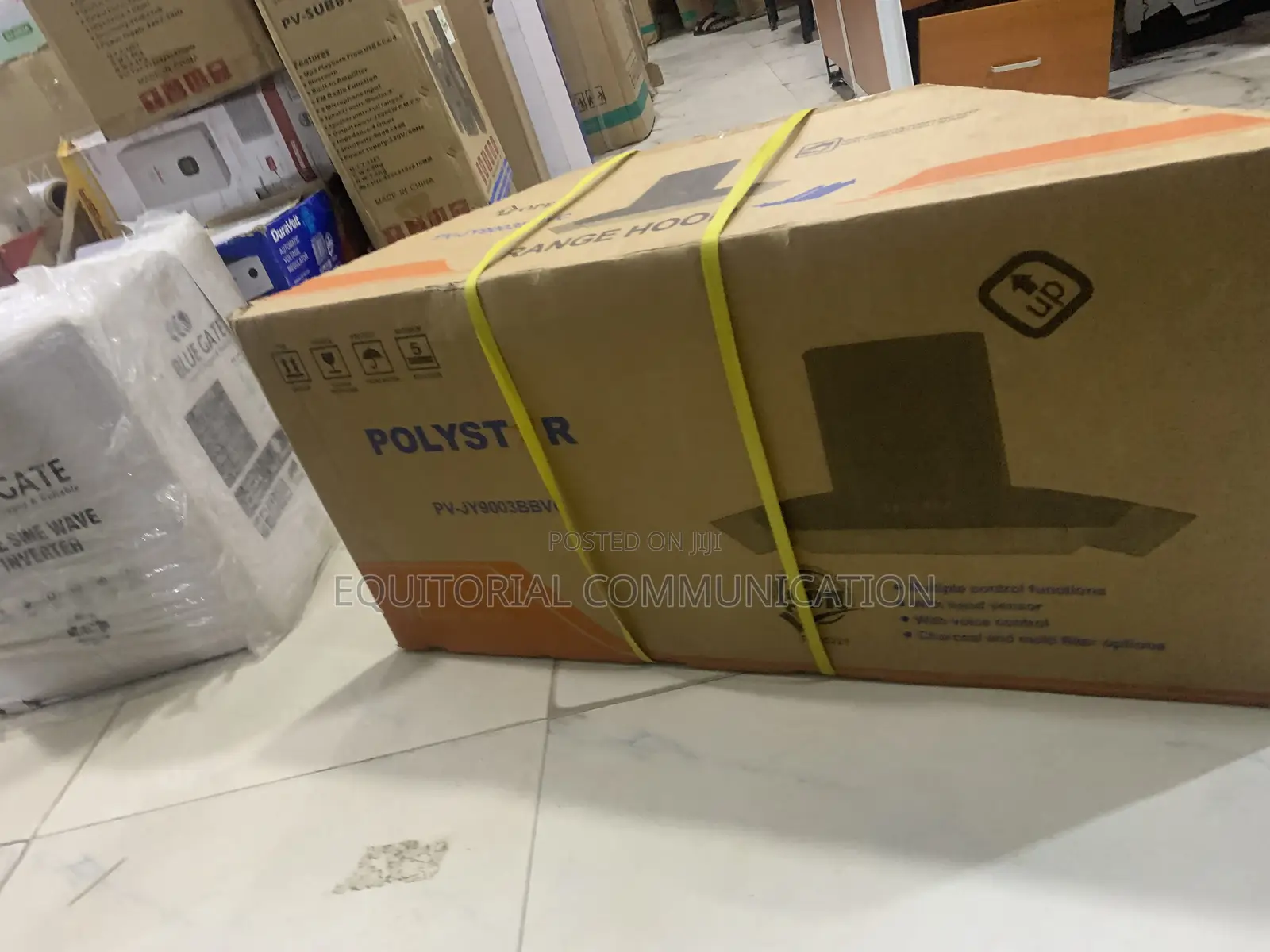 Polystar 90cm PV-JY9003BBVC Digital Cooker Hood With Voice Control