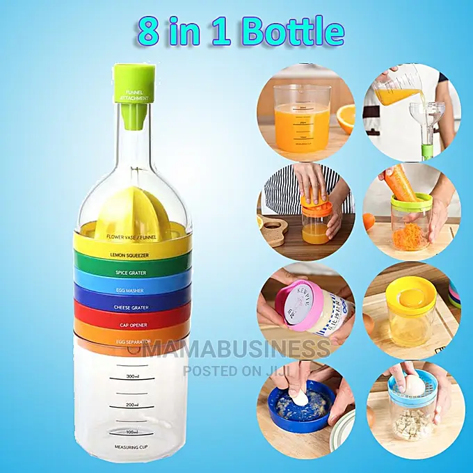 Bin 8 - 8 in 1 Kitchen Tools Bottle