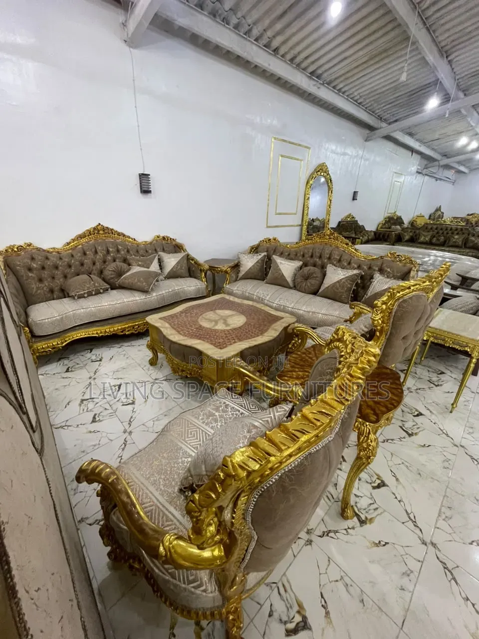 Egyptian Royal Style-Living Sofa by 8-10Seaters Full Set