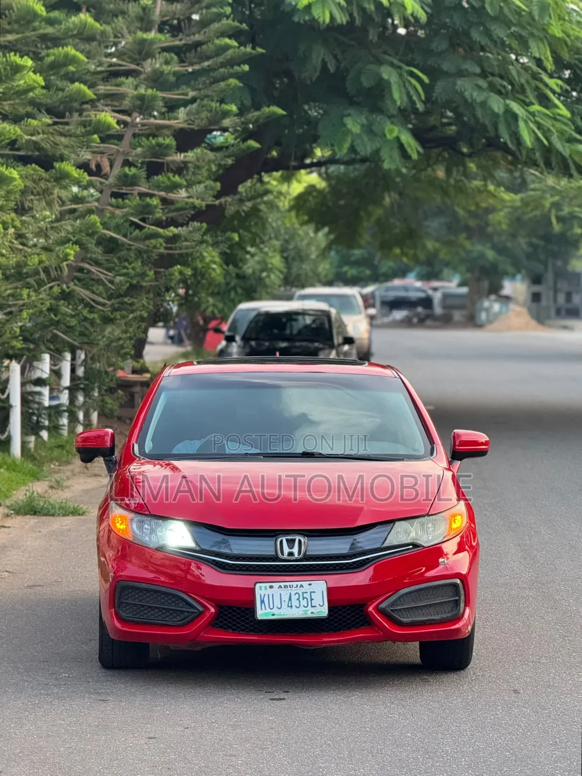 Honda Civic EX-L 2dr Coupe (1.8L 4cyl CVT) 2014 Red