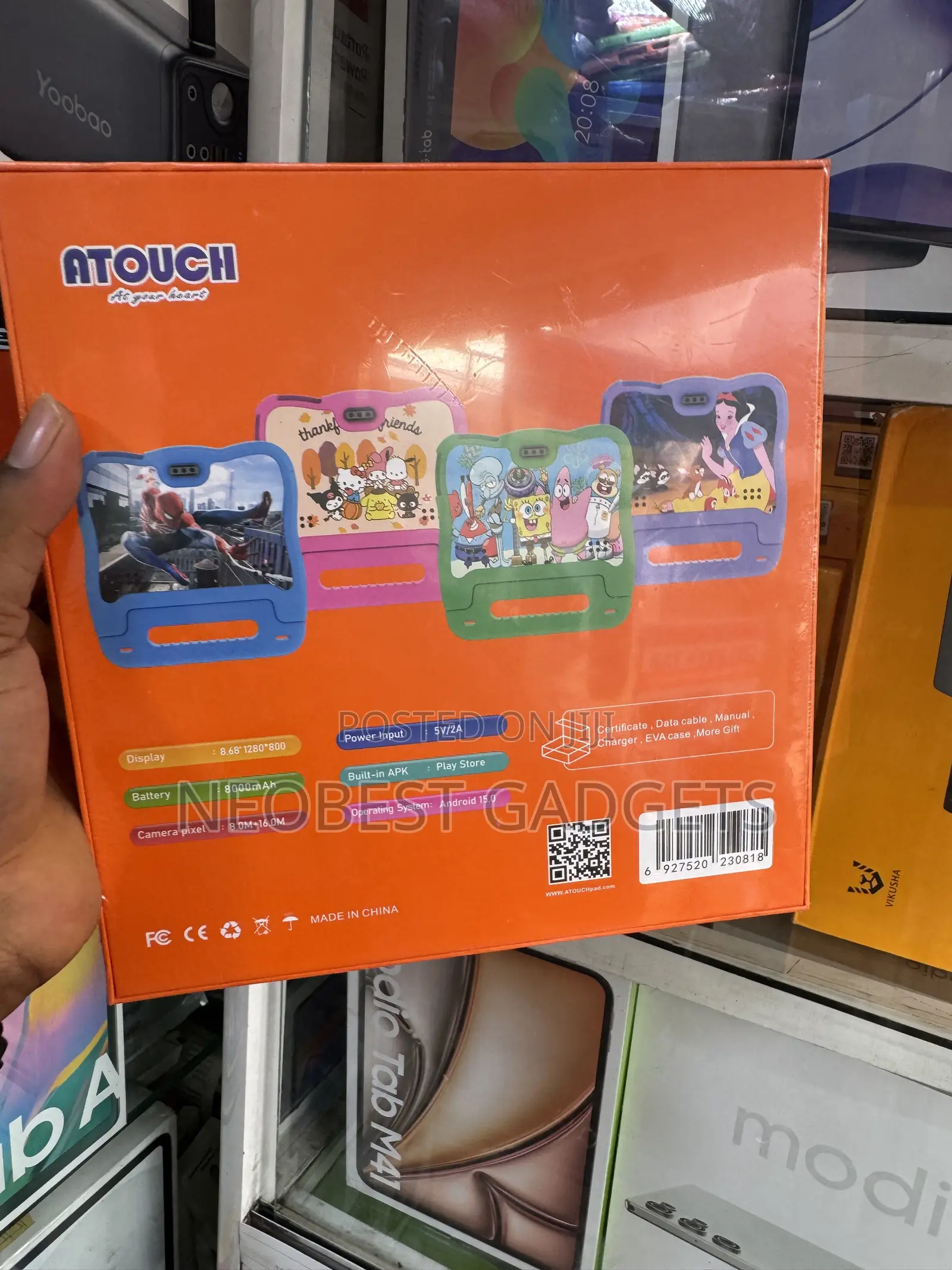 New Atouch KT12 256 GB Blue