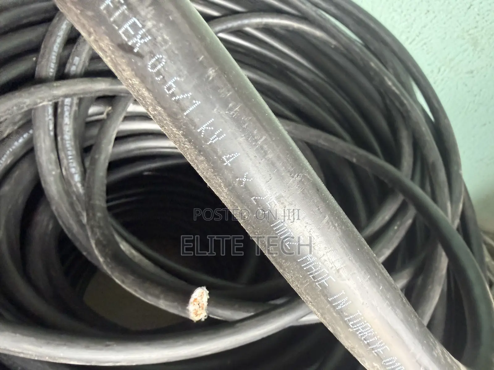 Original 4mm X 4 Core PVC/PVC Unarmoured Copper Cable (Per Meter)