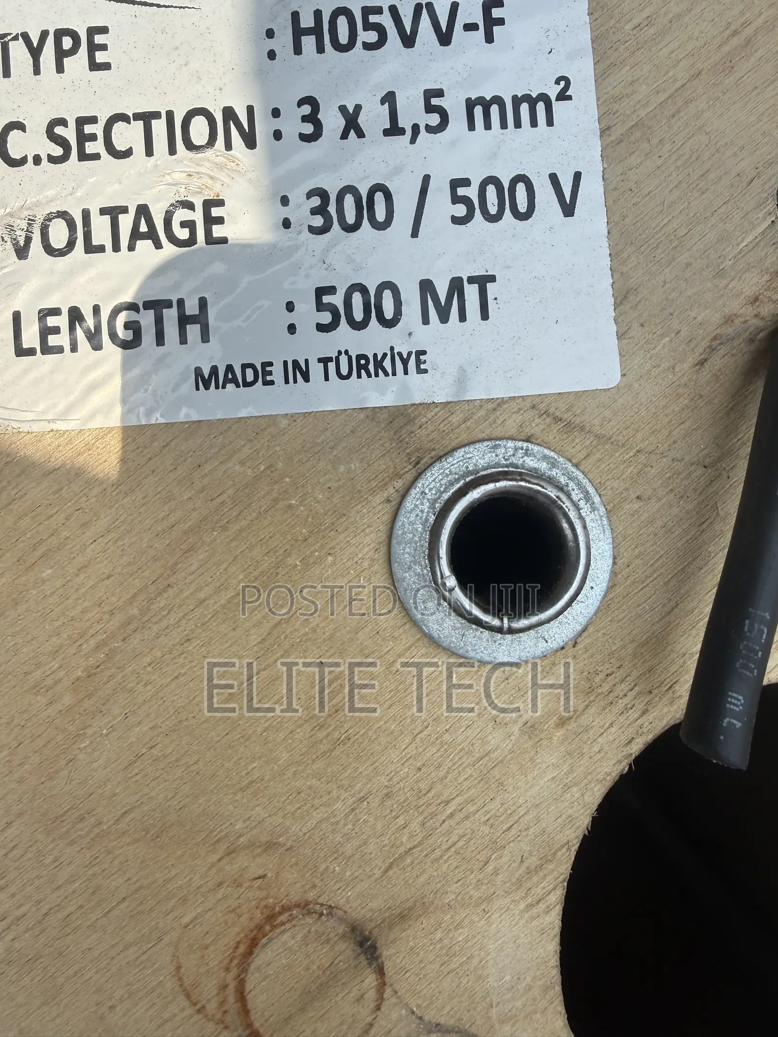 Original 1.5mm X 3 Core Pure Copper Flexible Cabl