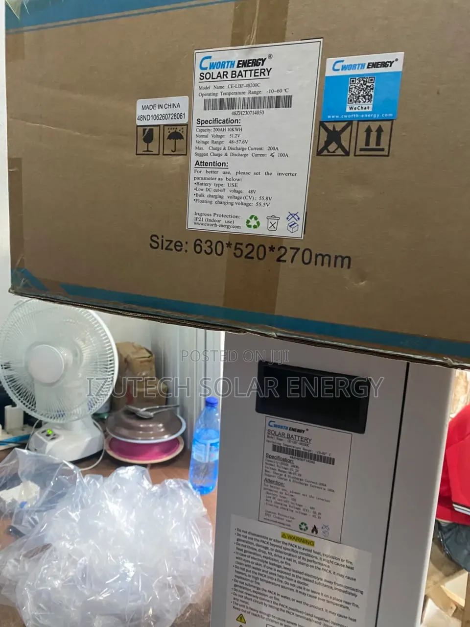 Affordable Cworth 10kwh Lithium Ion Battery 51.2v % Active