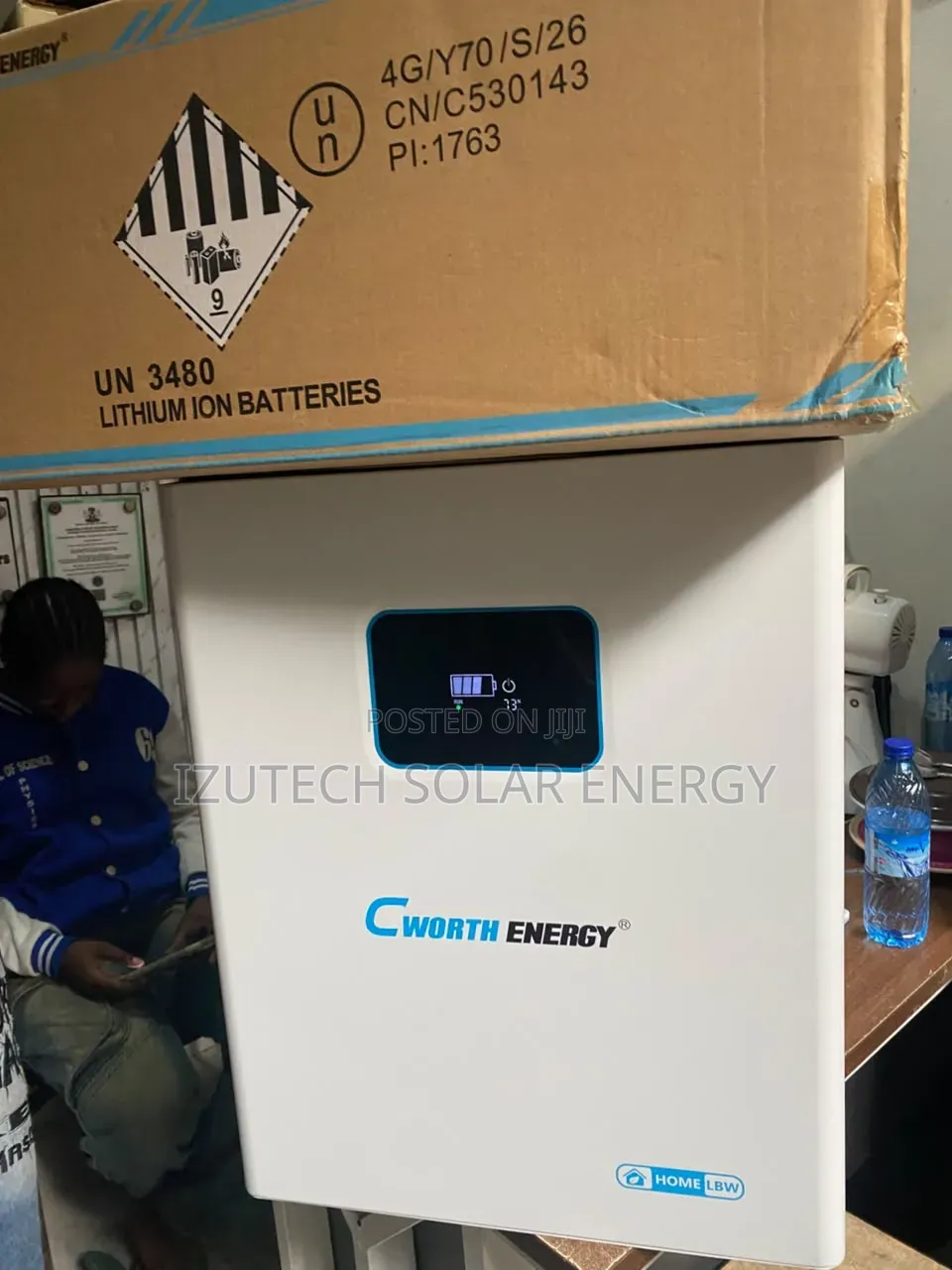 10kwh Cworth Energy Lithium Ion Battery 51.2v Not Ur Regular