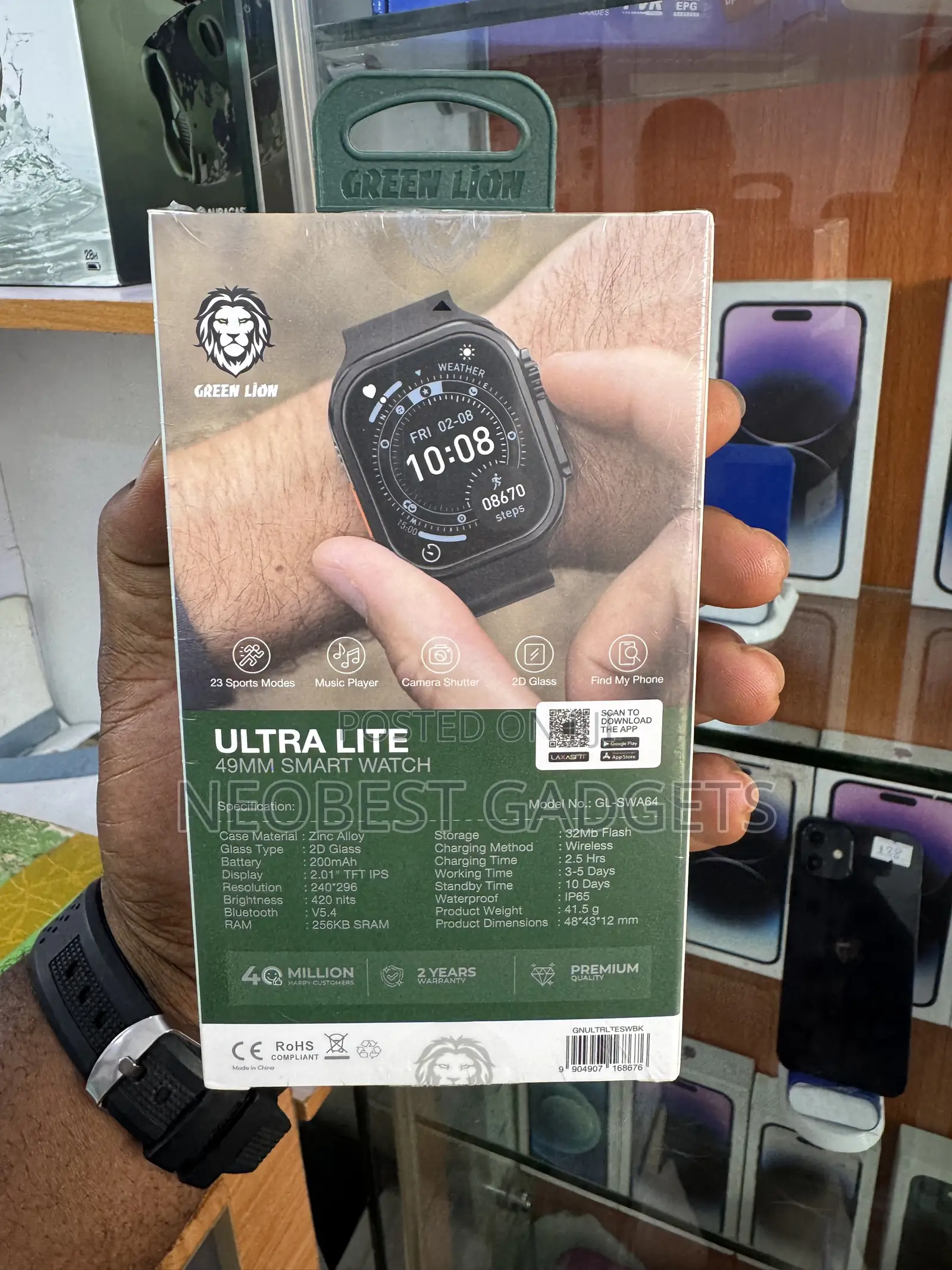 Greenlion Ultra Lite Smart Watch