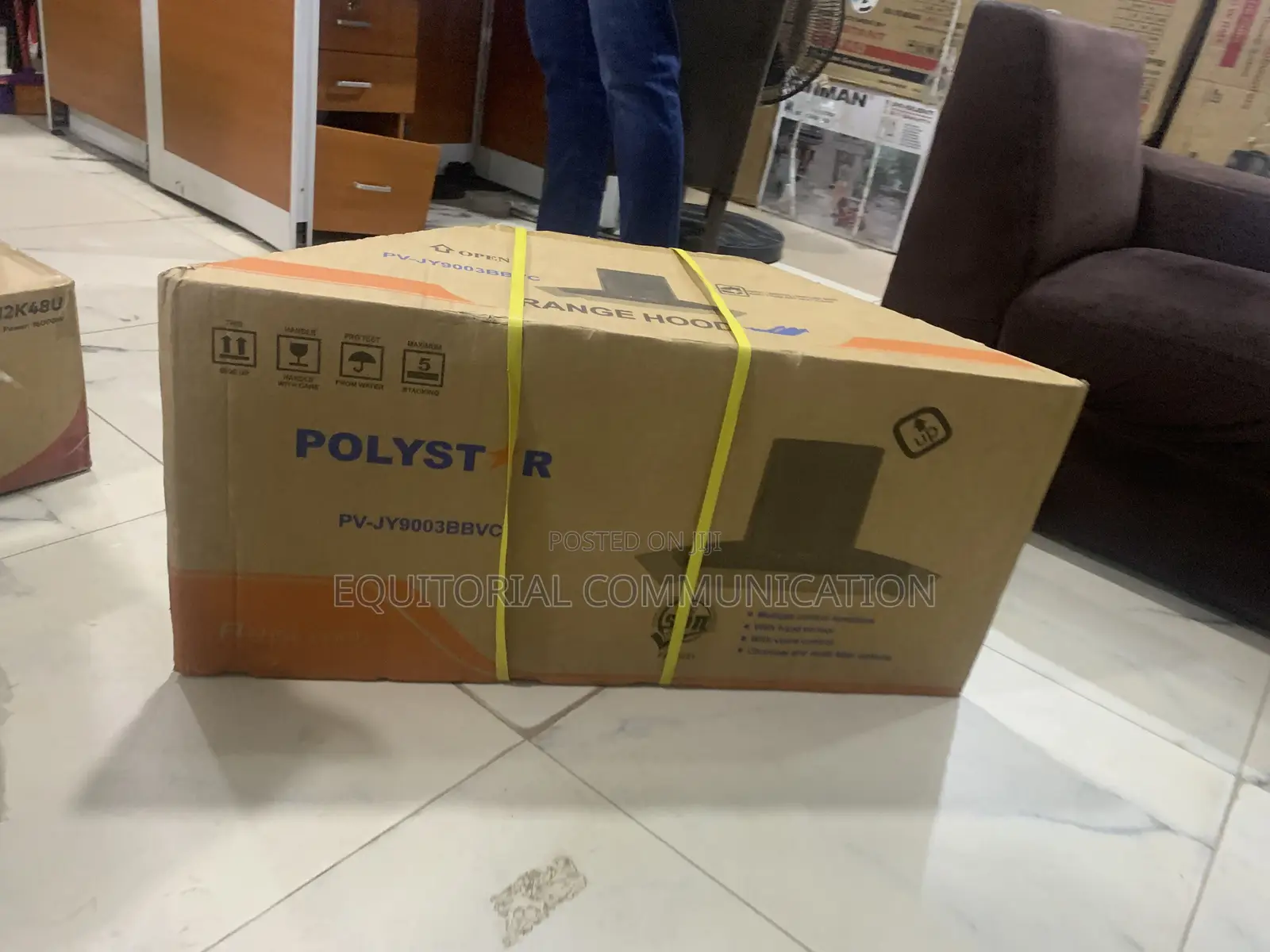 Polystar PV-JY9003BBVC Kitchen Extractor Hood With Voice Commands