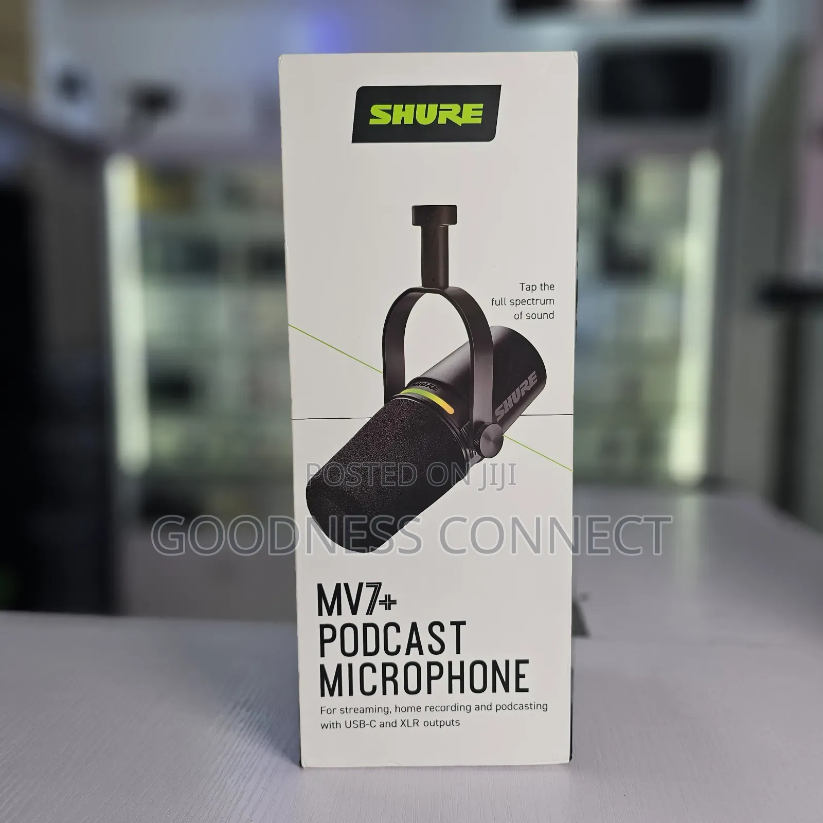 Shure MV7+ Podcast Microphone