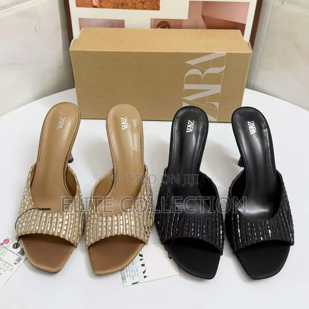 LuX ZARA HEELS Sizes: 37–42 Colours: Black (As Displayed)