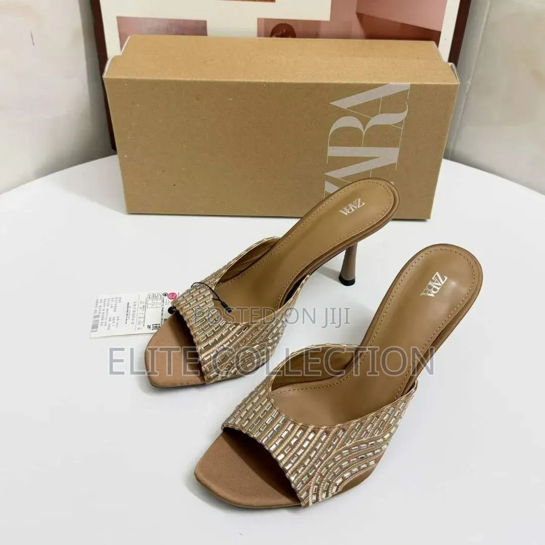 LuX ZARA HEELS Sizes: 37–42 Colours: Black (As Displayed)