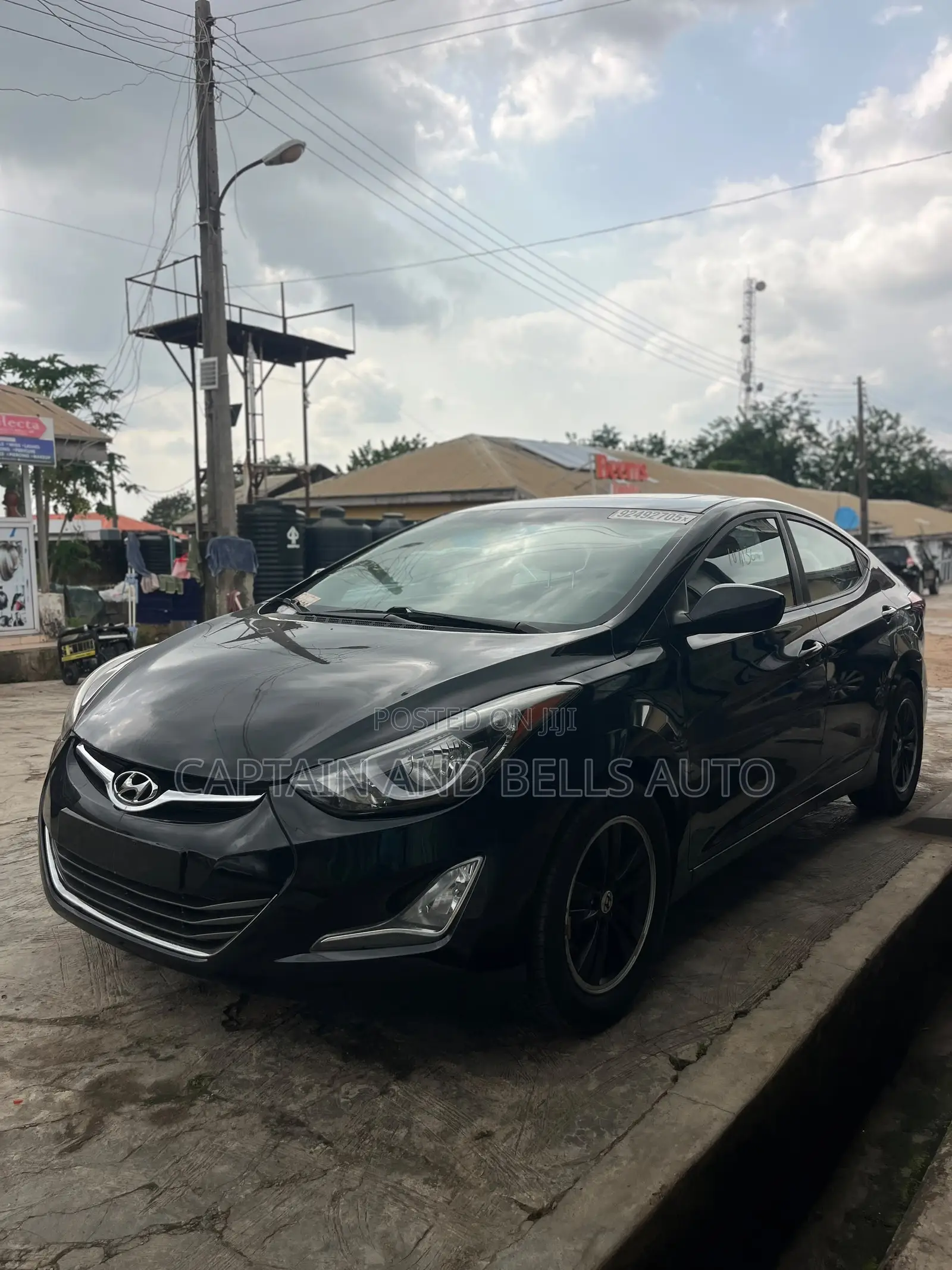 Hyundai Elantra GLS Sedan FWD (1.8L 4cyl 6A) 2013 Black