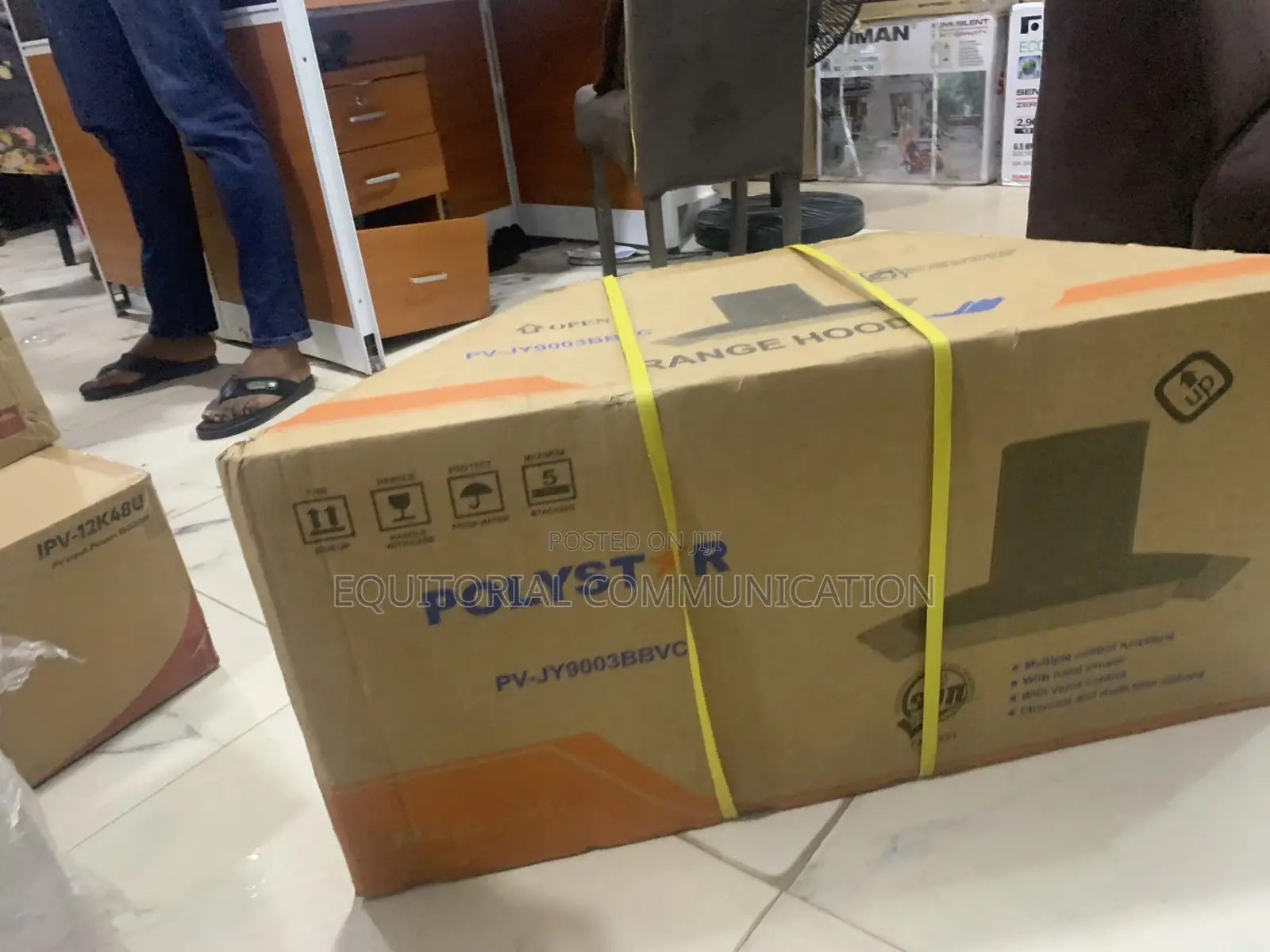 Polystar PV-JY9003BBVC 90cm Digital Hood for Kitchen Fume Removal