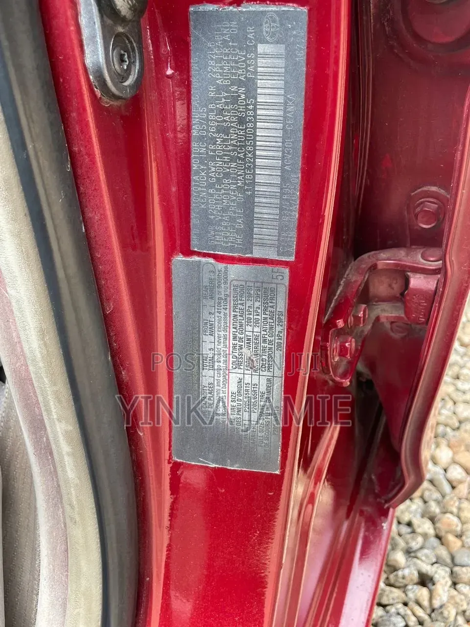 Toyota Camry LE 4dr Sedan (2.4L 4cyl 5A) 2006 Red