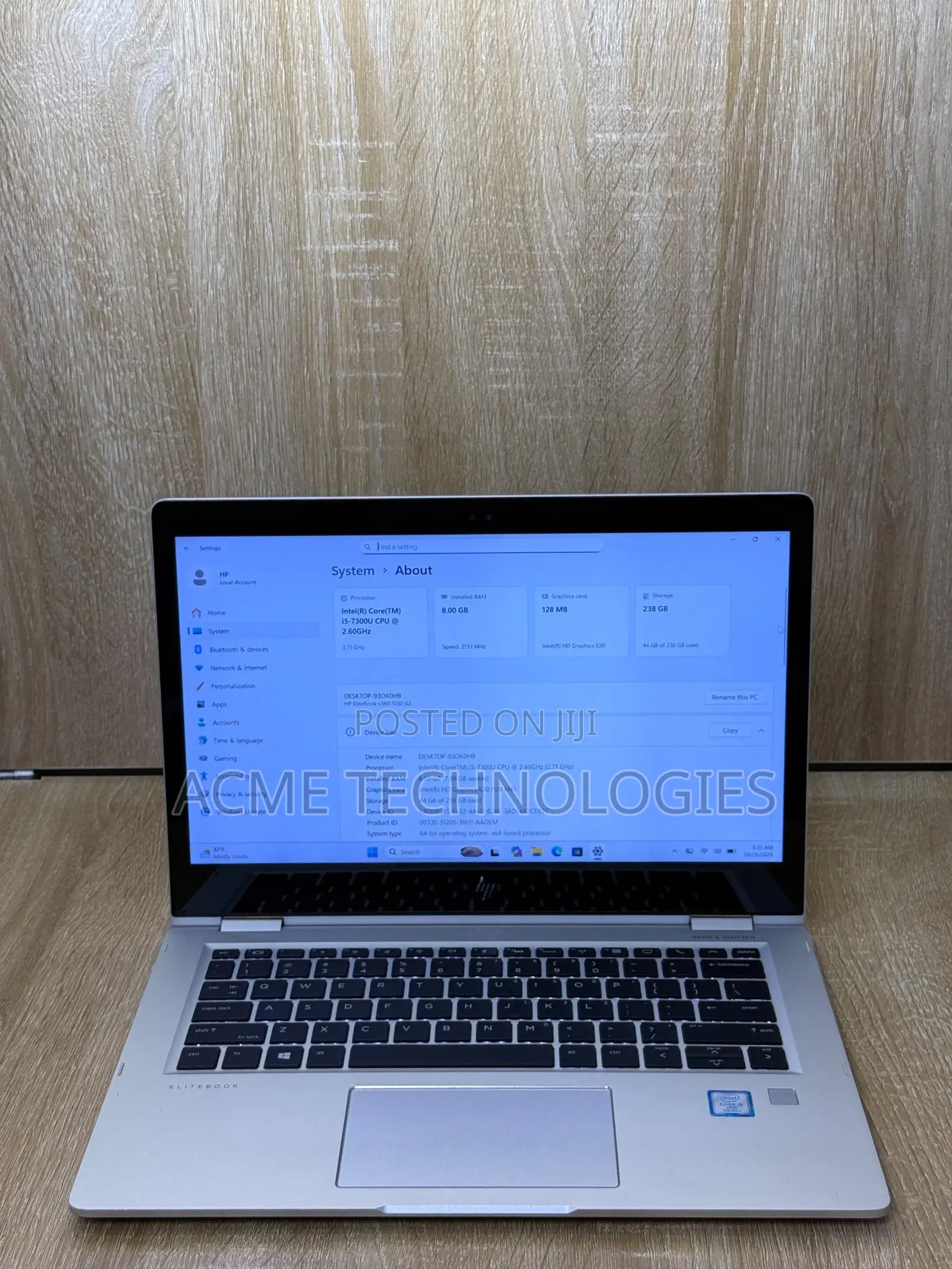 Laptop HP EliteBook X360 1030 G2 8GB Intel Core i5 SSD 256GB