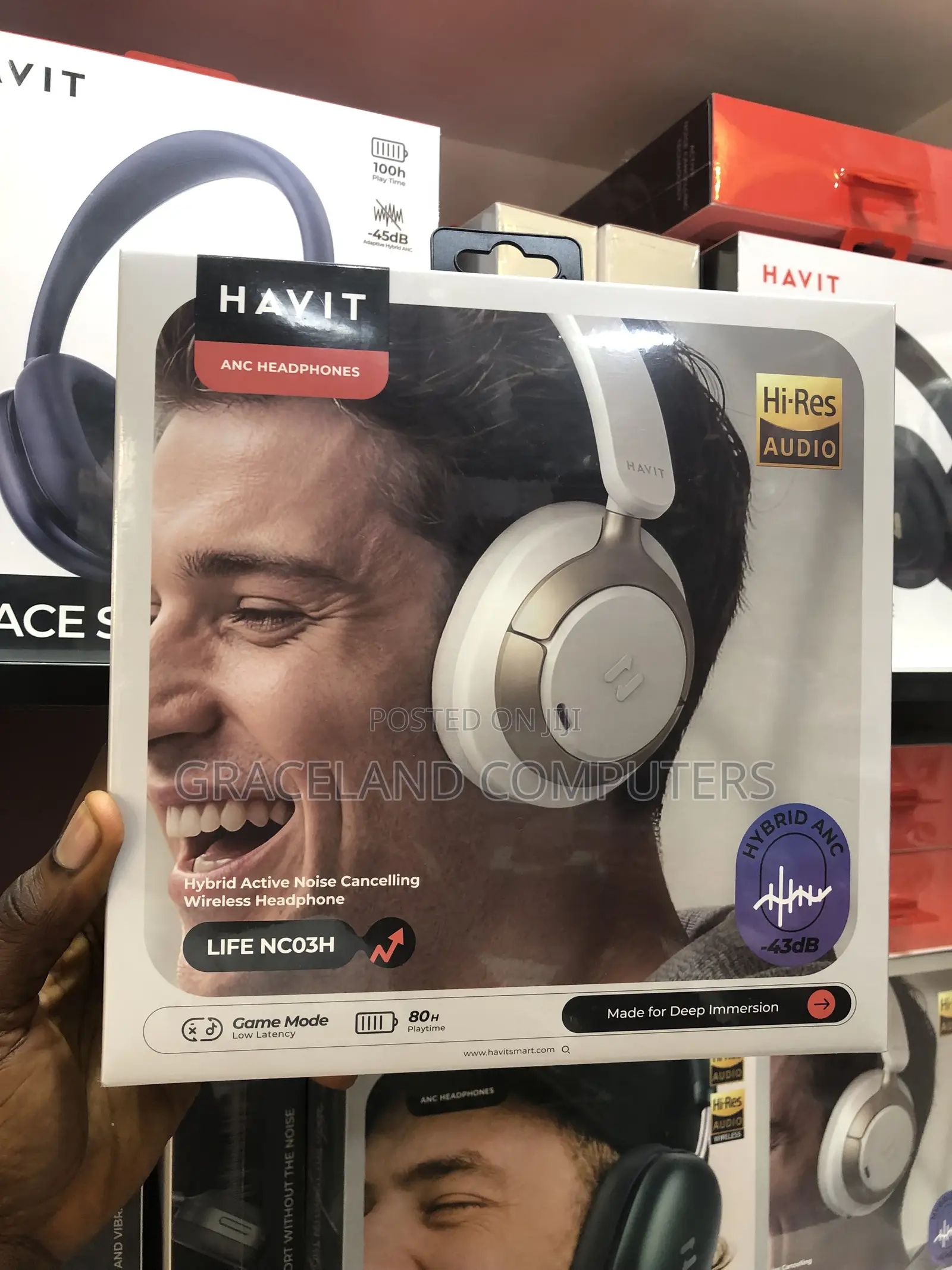 Havit Life Nco3h Hybrid Anc Wireless Headphones (H683bt)