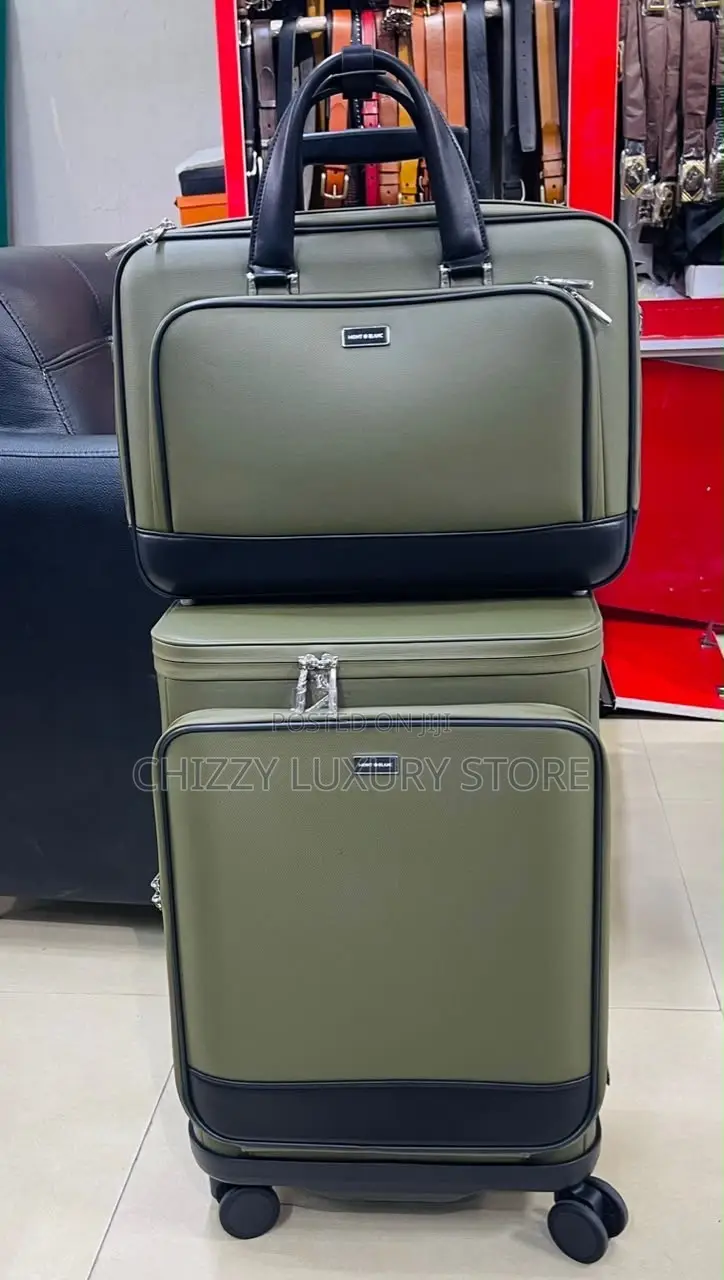 Mont Blanc Quality Luxury Men Travel Luggage