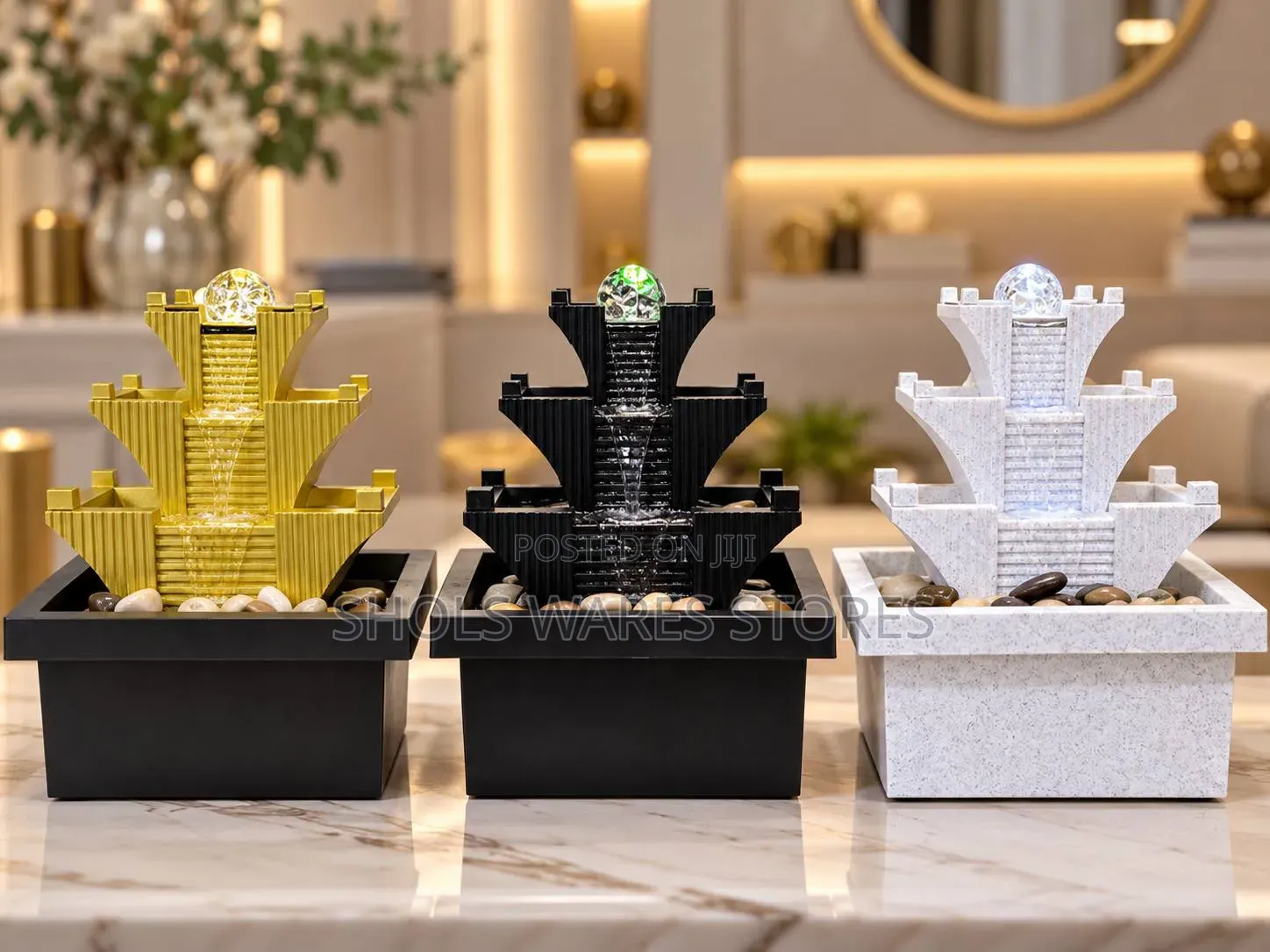 Luxury Desktop Water Fountain Waterfall