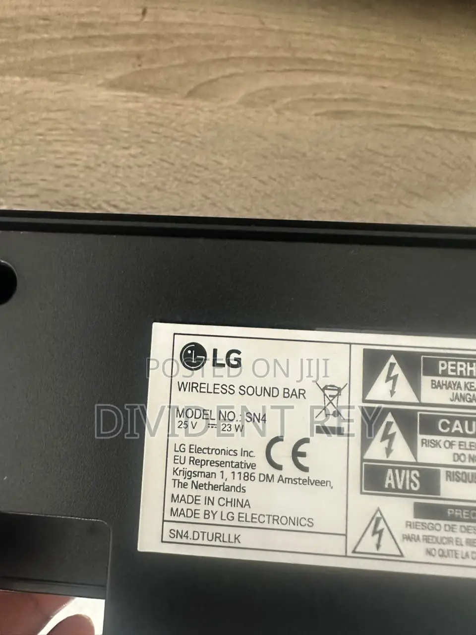Few Months Used LG SN4 Soundbar