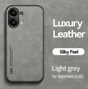 For Redmi Note 13 4G Case Leather Bumper Shockproof Phone Case Pouch