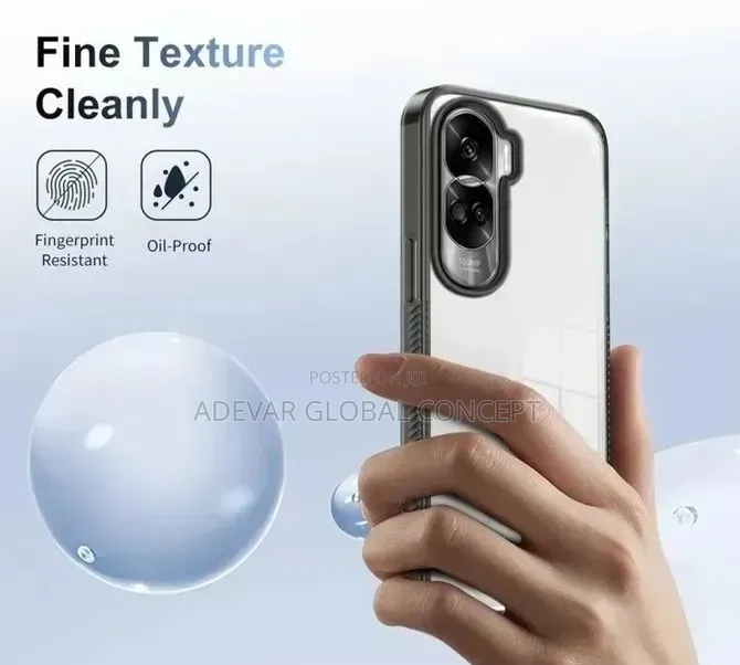 Acrylic Hybrid TPU Phone Case Pouch for Honor 90 Lite