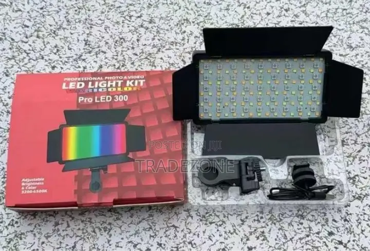 RGB Pro LED 300 Professional Video & Photo LED Light Kit