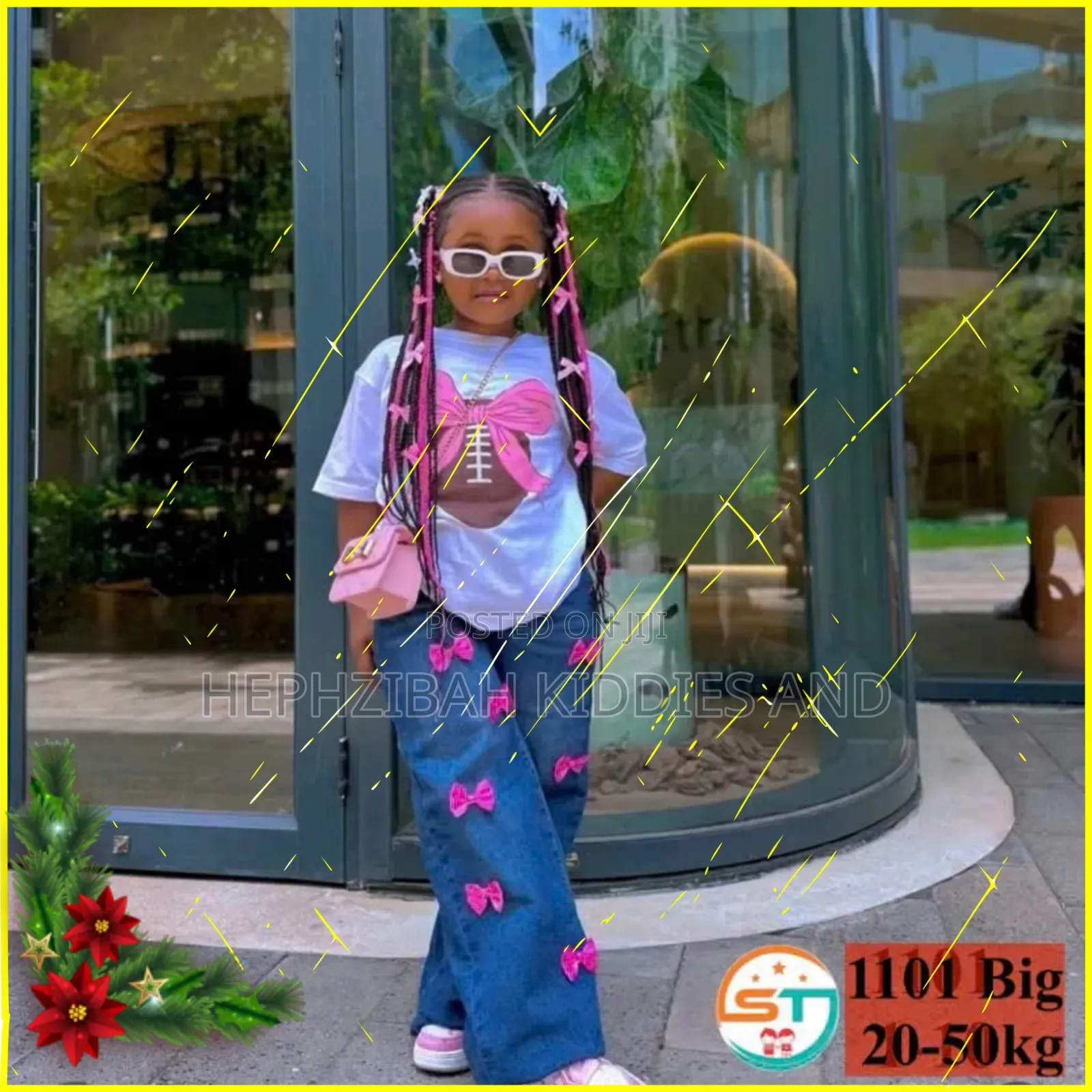 Baggy Pant and Flower Designed Top