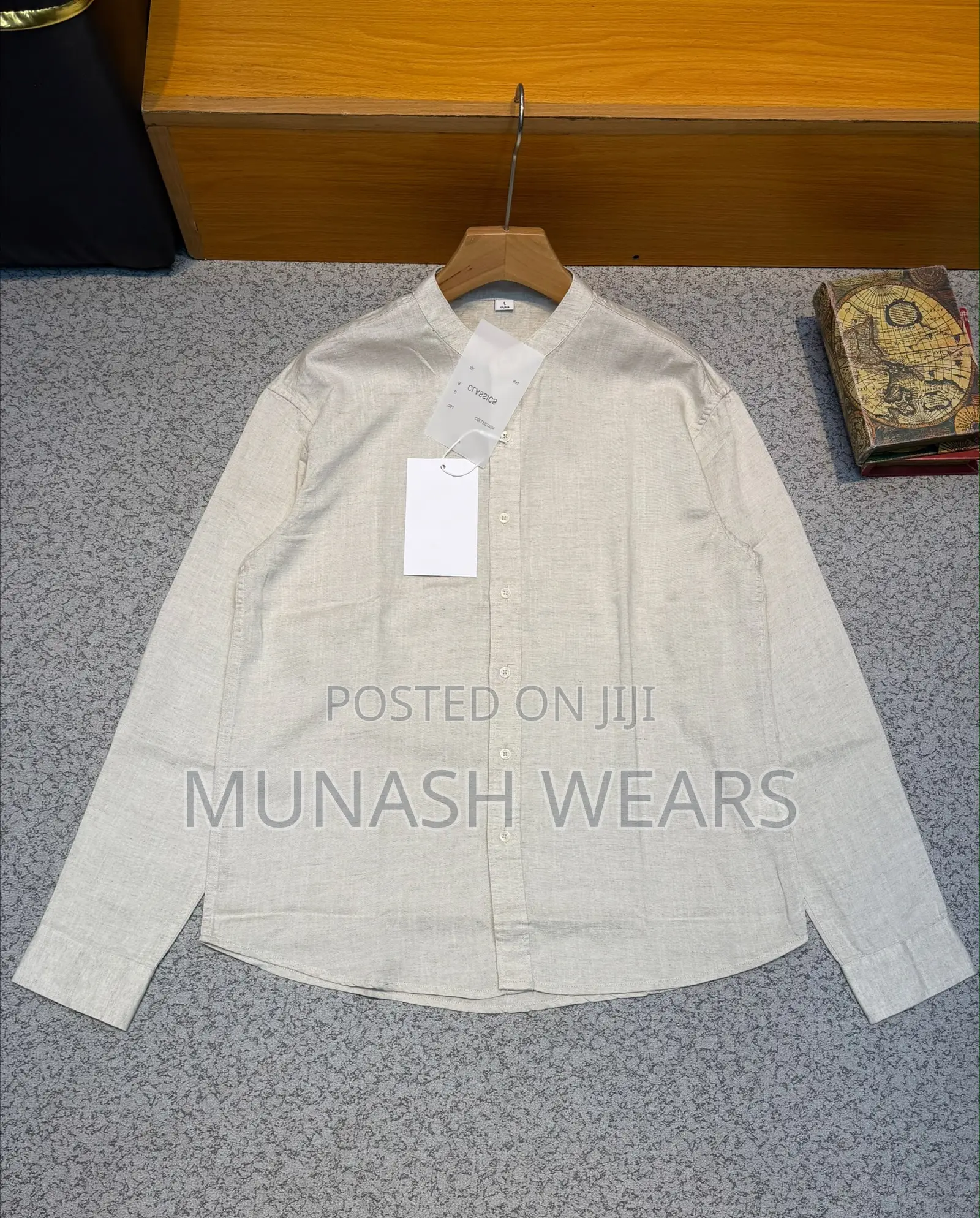 Linen Shirt for Men M-3xl Available in Colors
