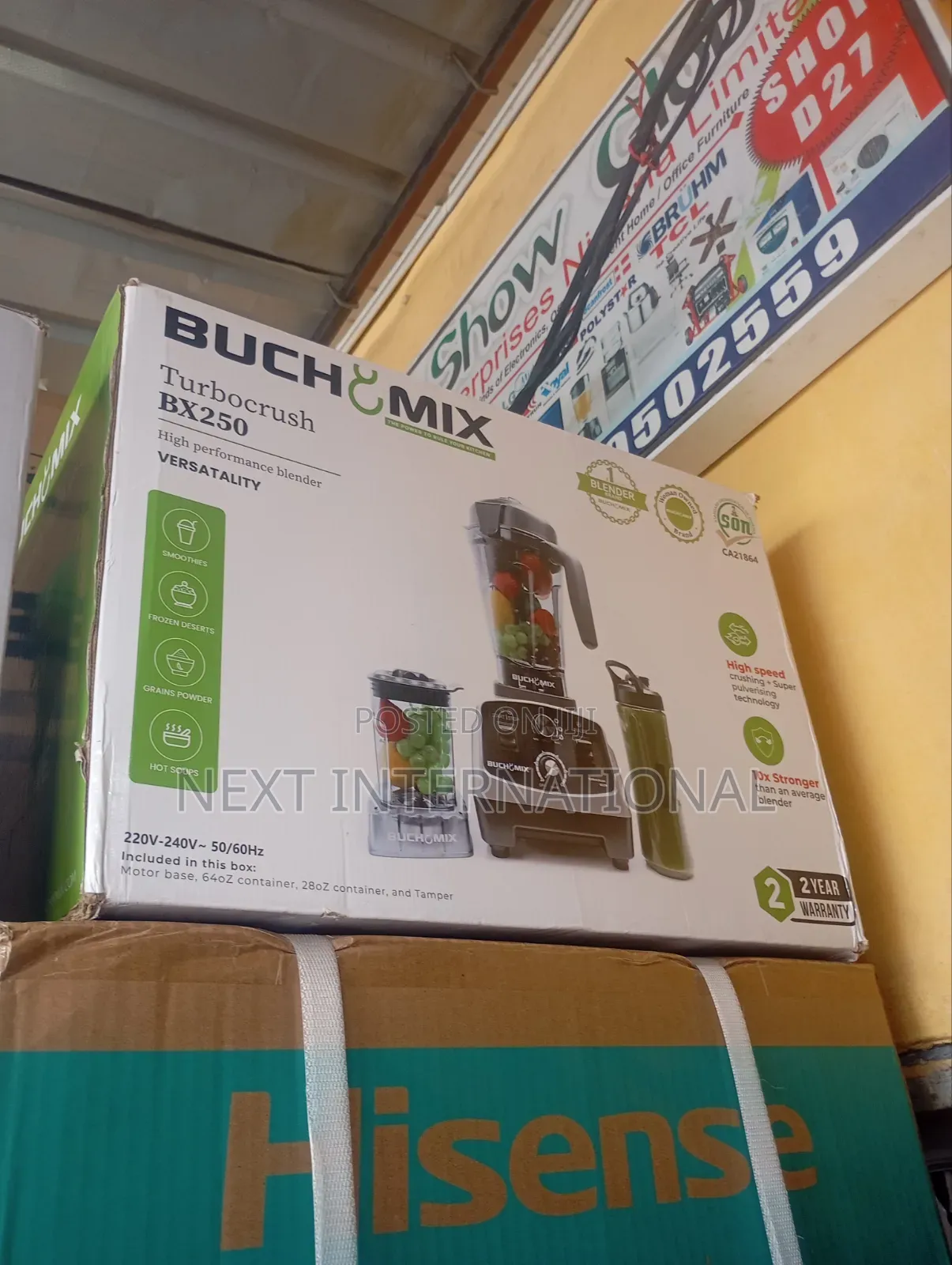 BuchyMix Turbocrush Blender (BX250)