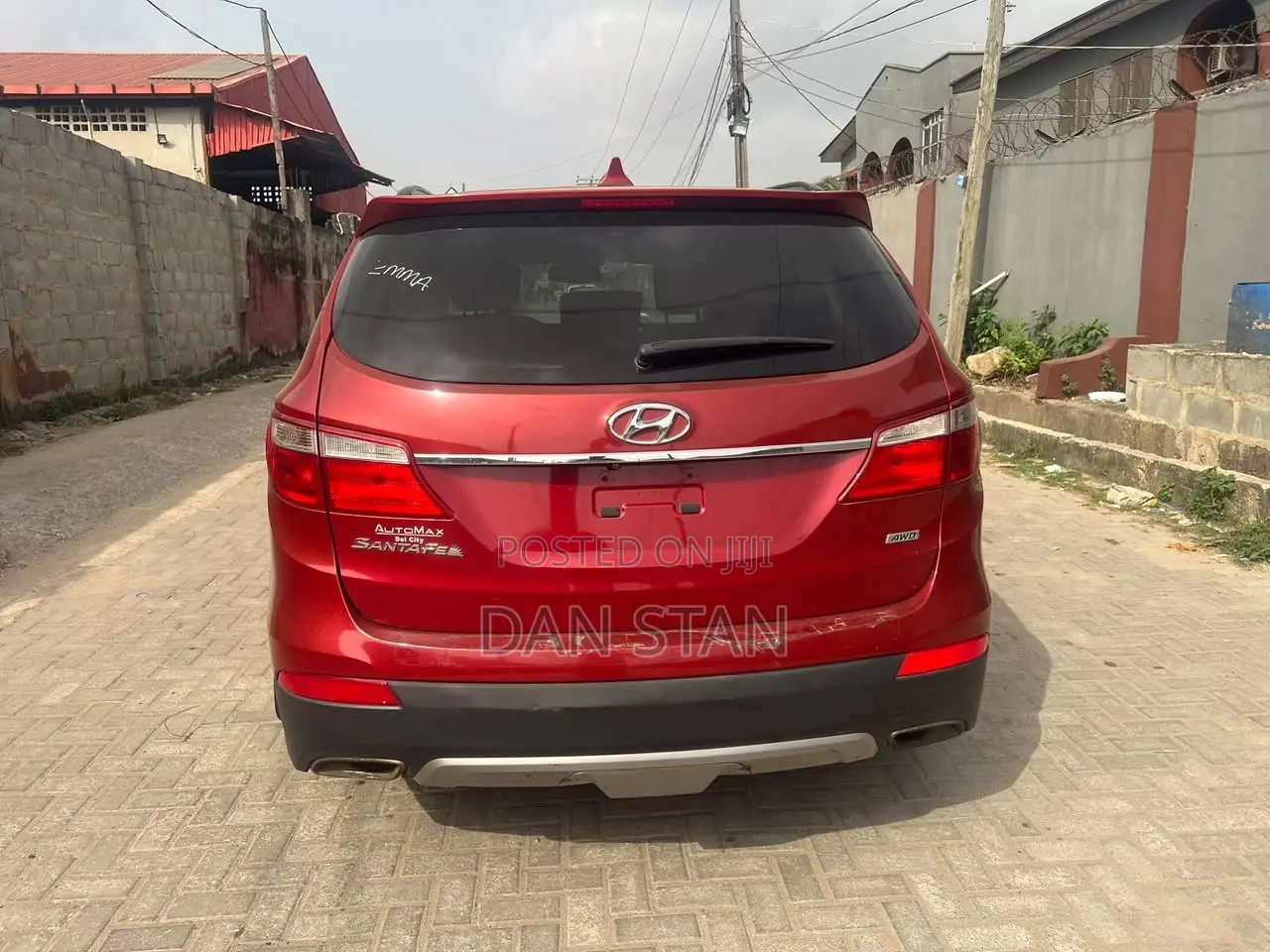 Hyundai Santa Fe 2016 Red