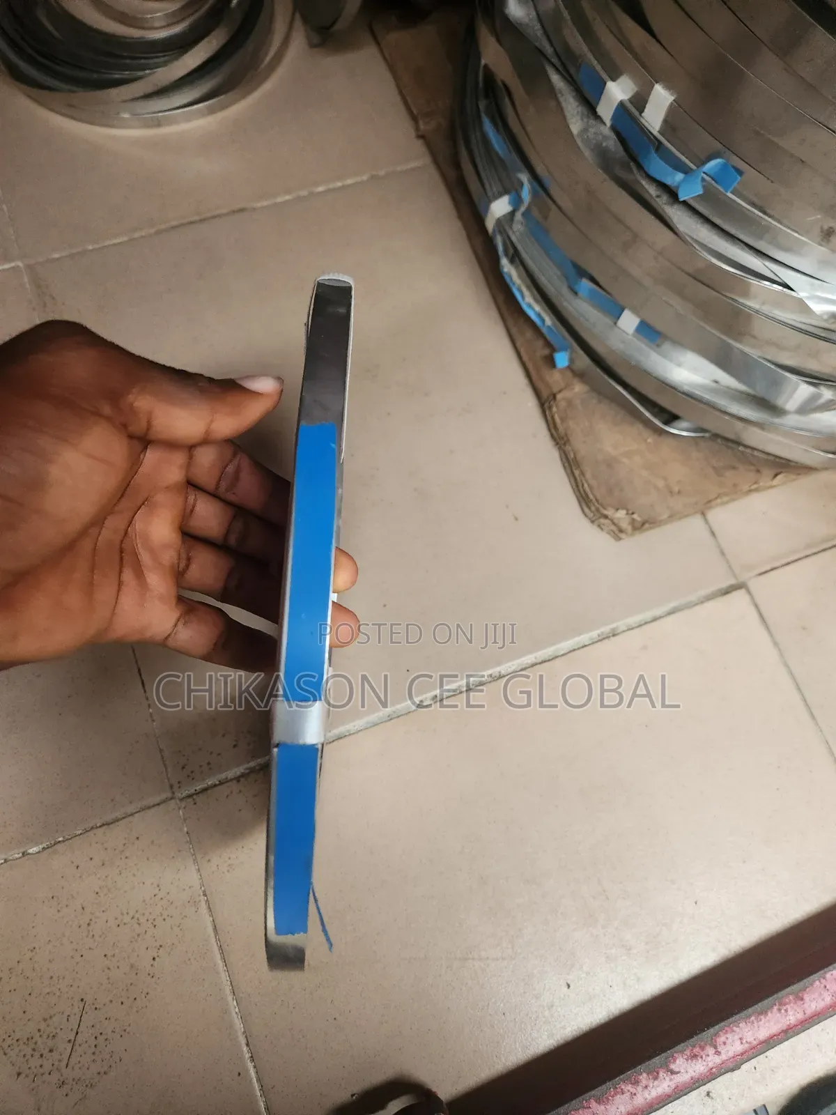 1/2" X 100 Meters Bandit Banding Strapping Stainless Steel Tape