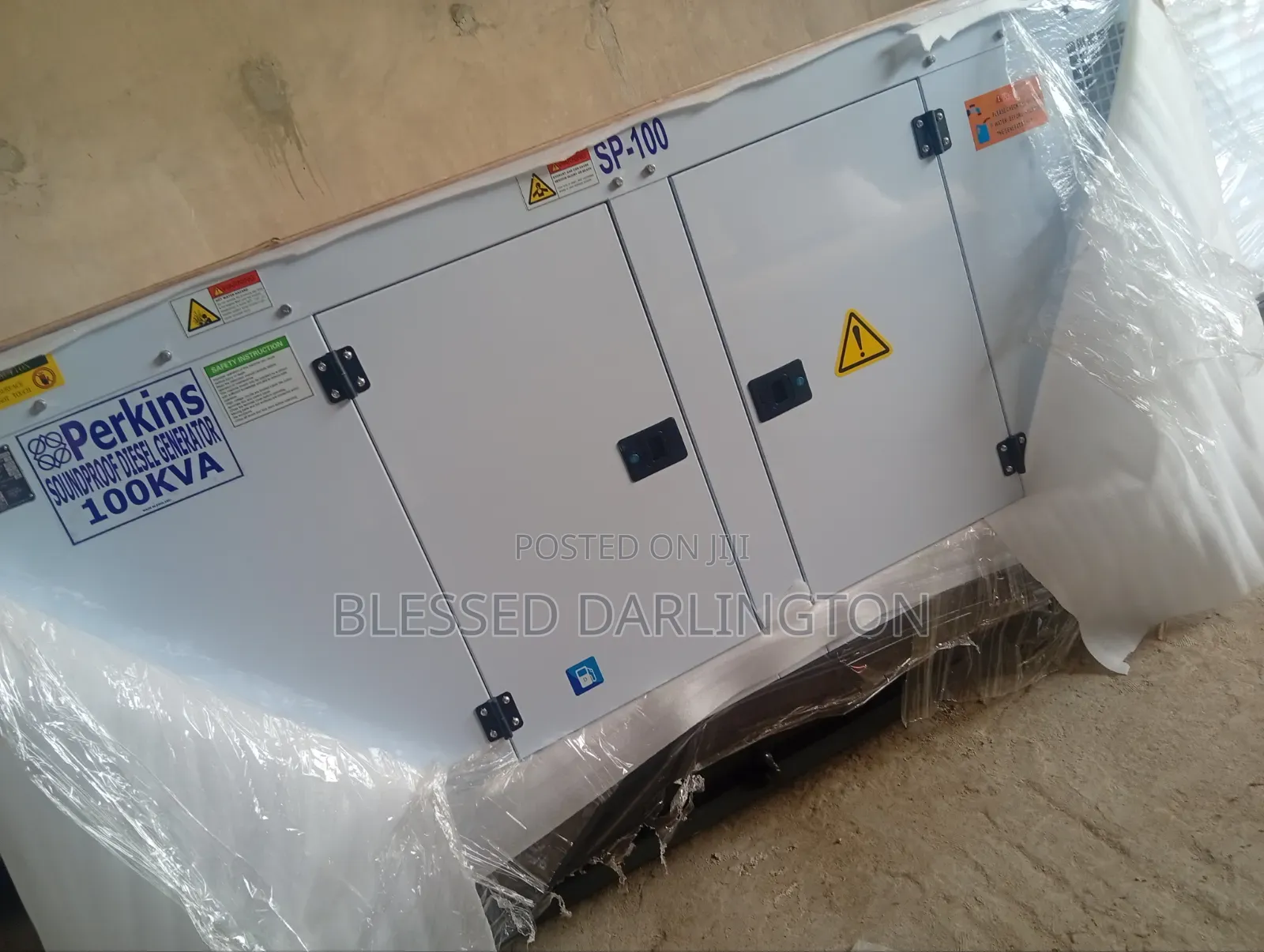 100kva Heavy-Duty Industrial Perkins Soundproof Diesel Generator