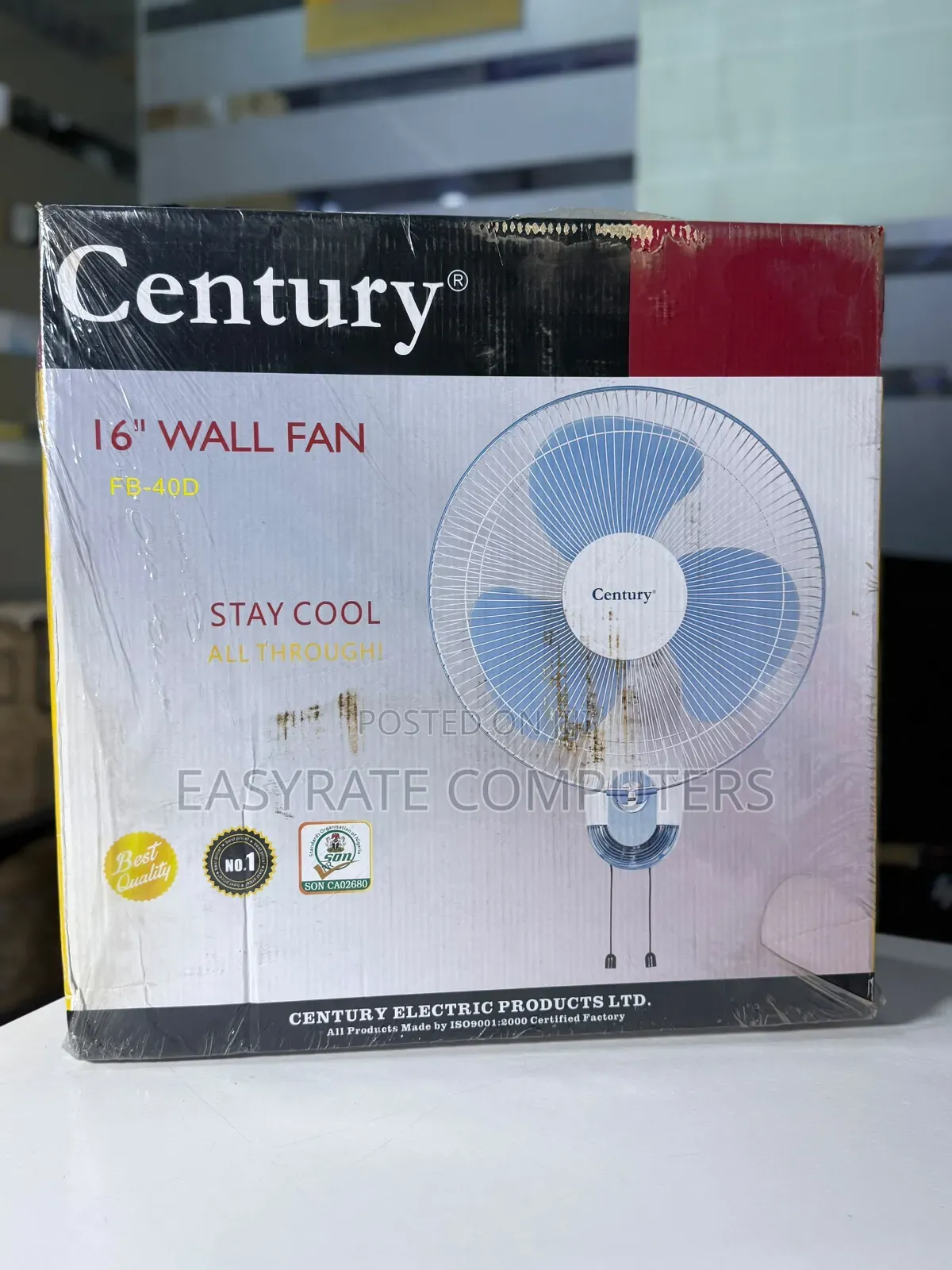 Century Wall Fan 16”