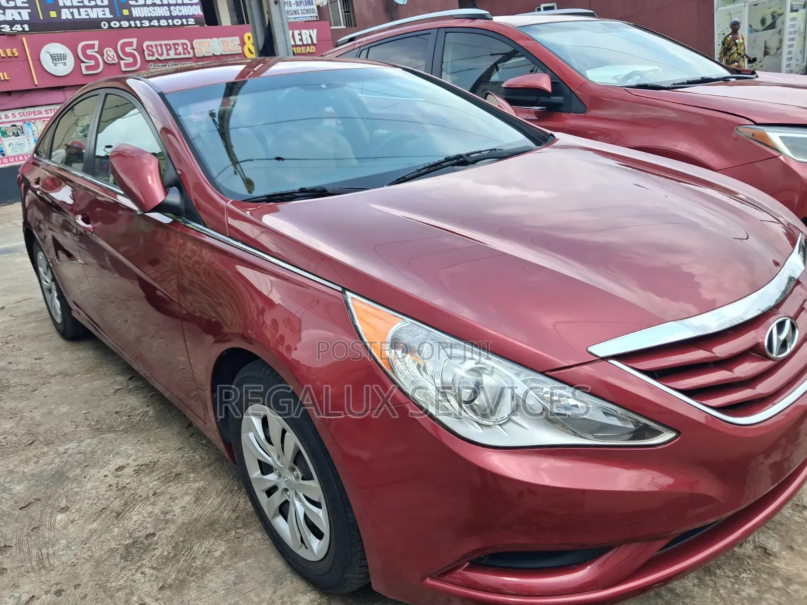 Hyundai Sonata 2011 Red