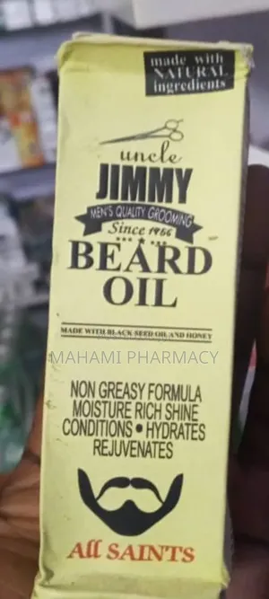 Uncle Jimmy All Saints Beard Oil With Black Seed Oil and Honey