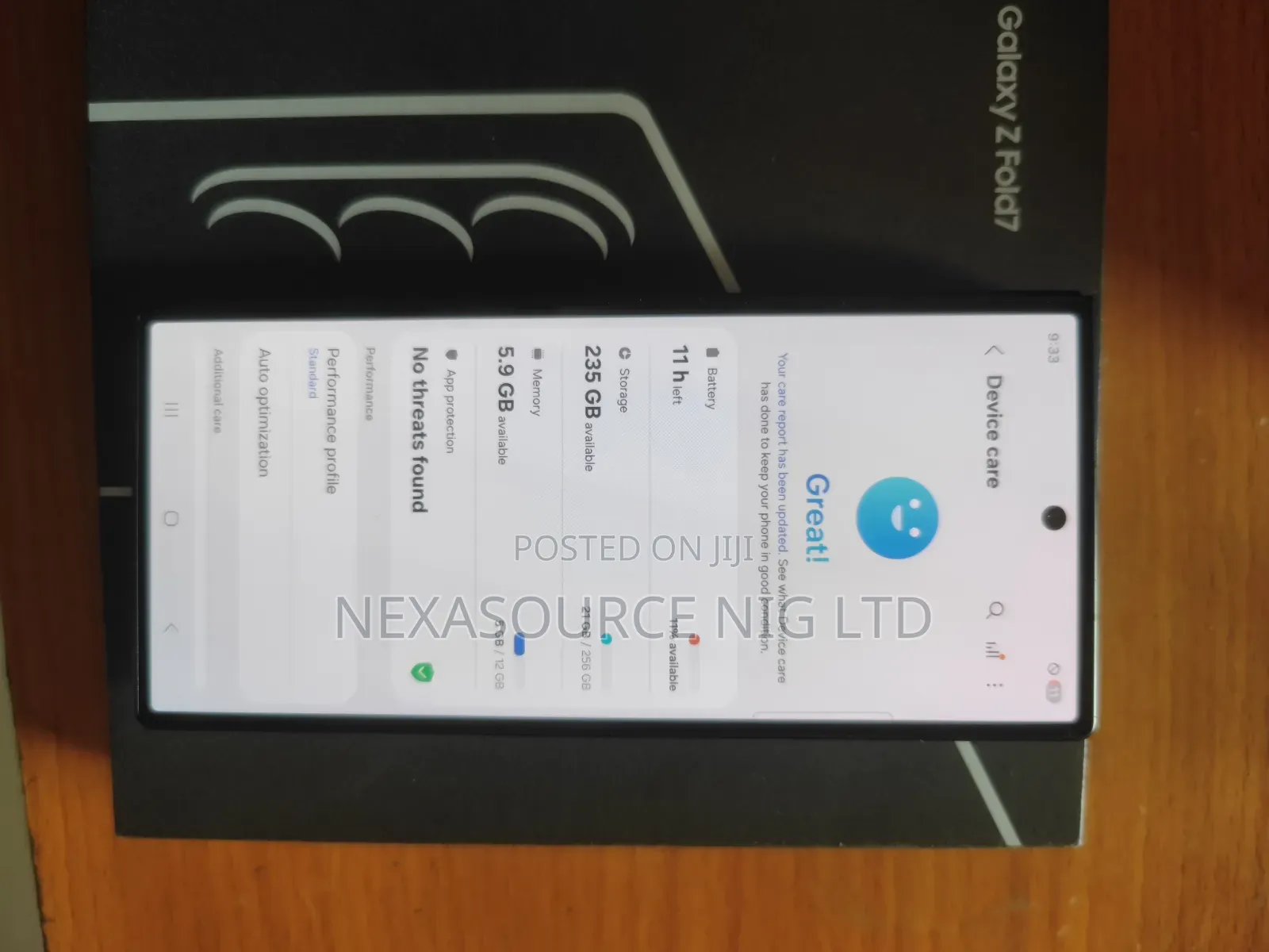 Samsung Galaxy Z Fold7 256 GB Black