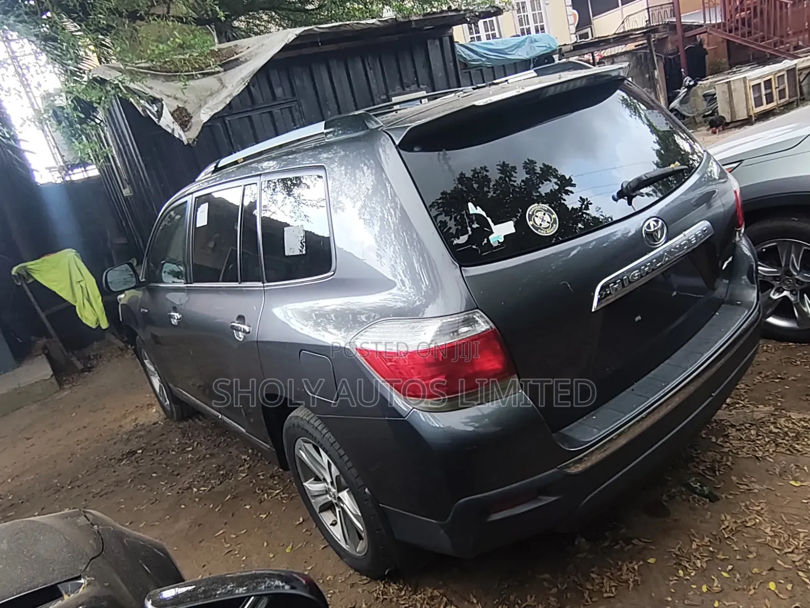 Toyota Highlander Limited 2012 Gray