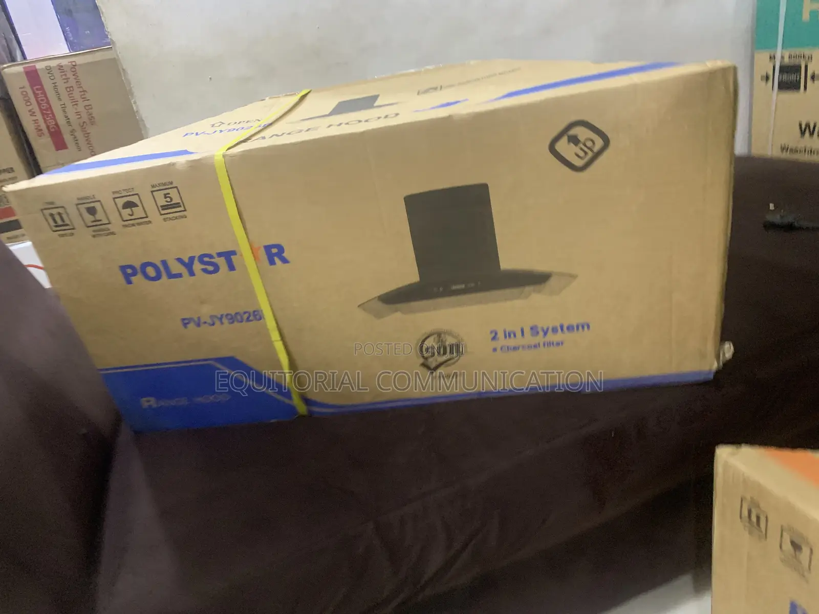 Polystar PV-JY9026B 90cm Smoke Extractor With Carbon Filter