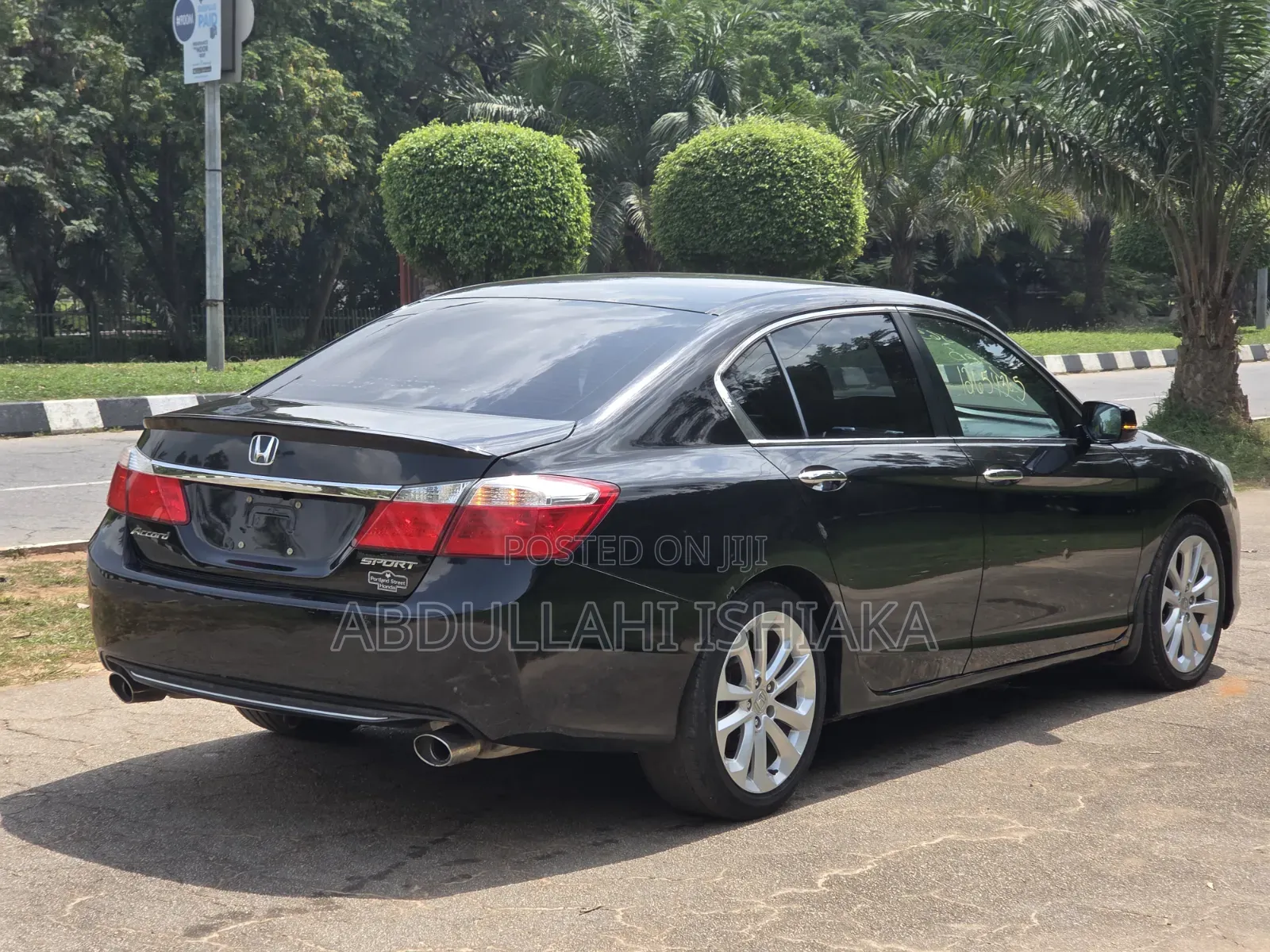 Honda Accord Sport 4dr Sedan (2.4L 4cyl CVT) 2015 Black
