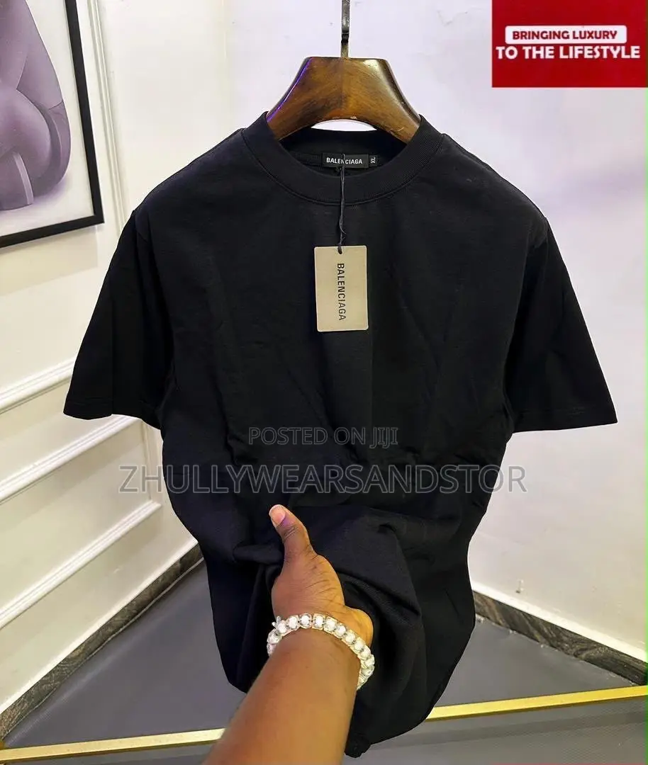 High Quality Plain Tees Round Neck Tops
