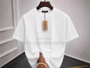 High Quality Plain Tees Round Neck Tops