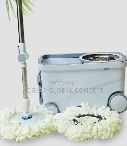 4 Tyres Quality Spin Mop Bucket