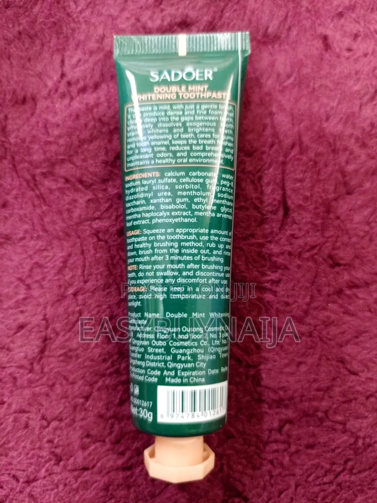 Sadoer Double Mint Toothpaste 30g
