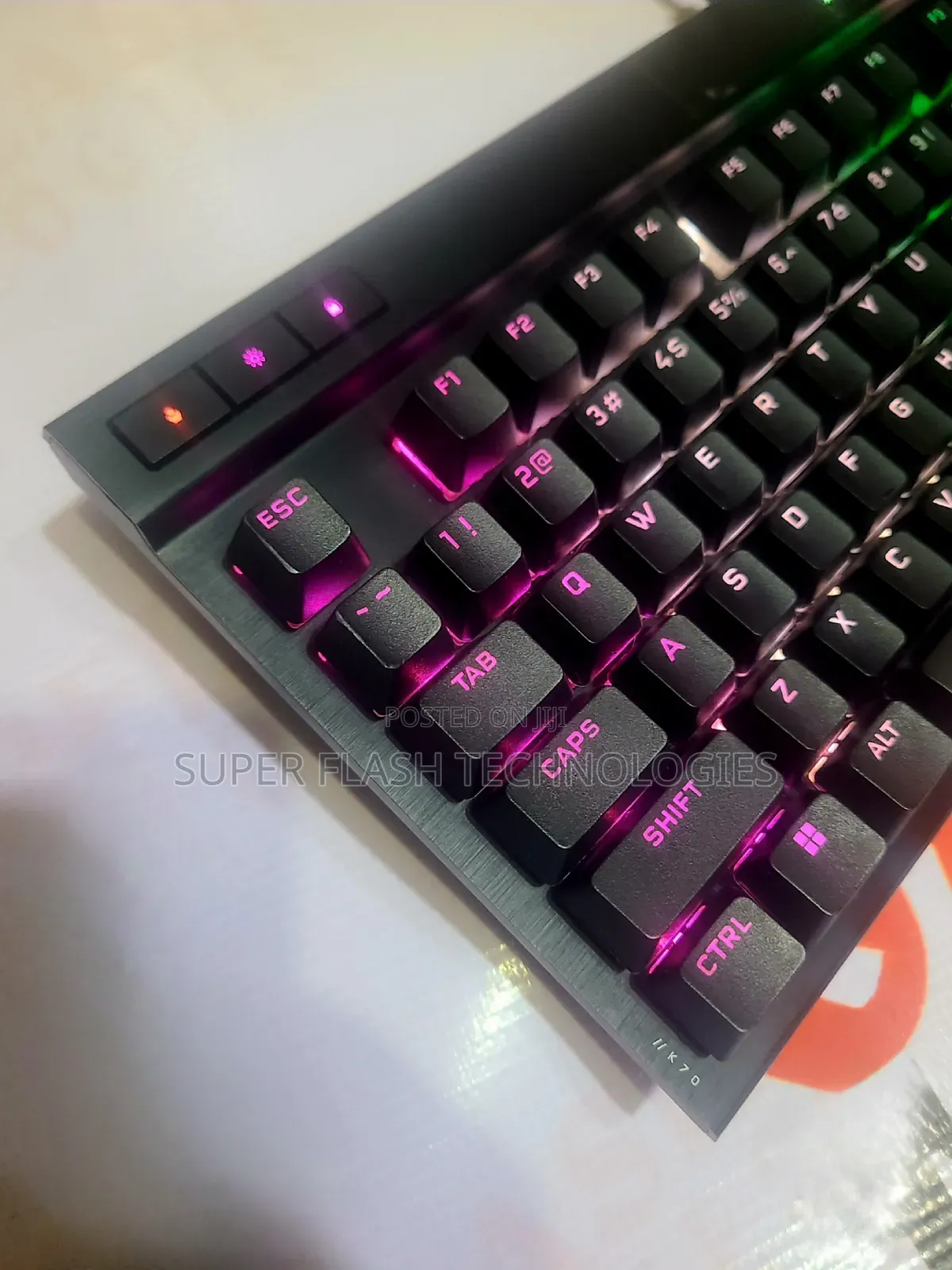 K70 RGB Pro Mechanical Gaming Keyboard With PBT Double Shot Pro