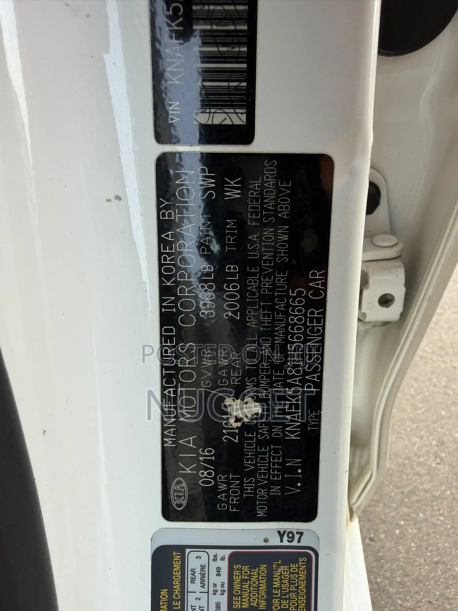 Kia Forte EX Sedan 2017 White